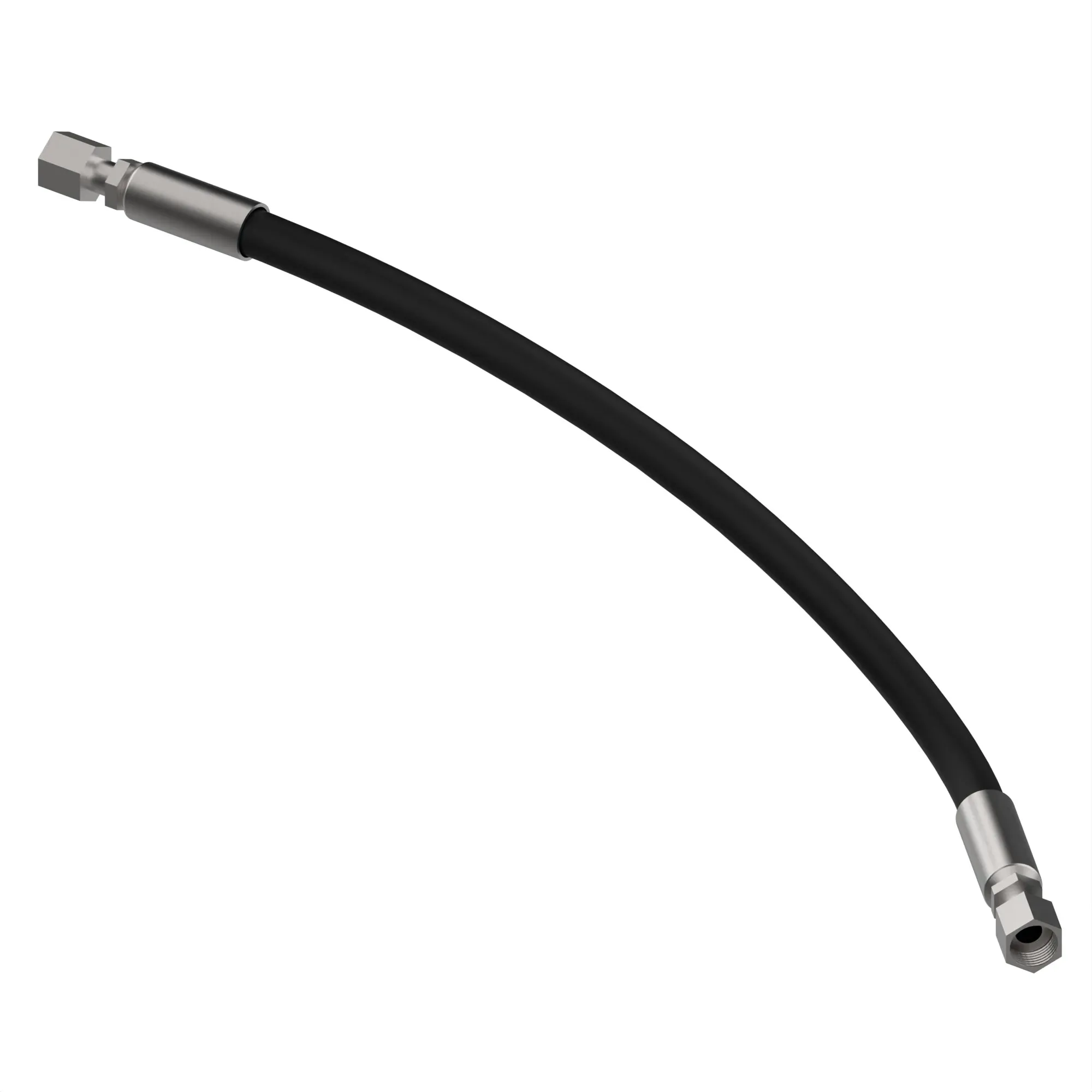 John Deere Accumulator to Bulk Head Branch Tee Hydraulic Hose - AXT17693