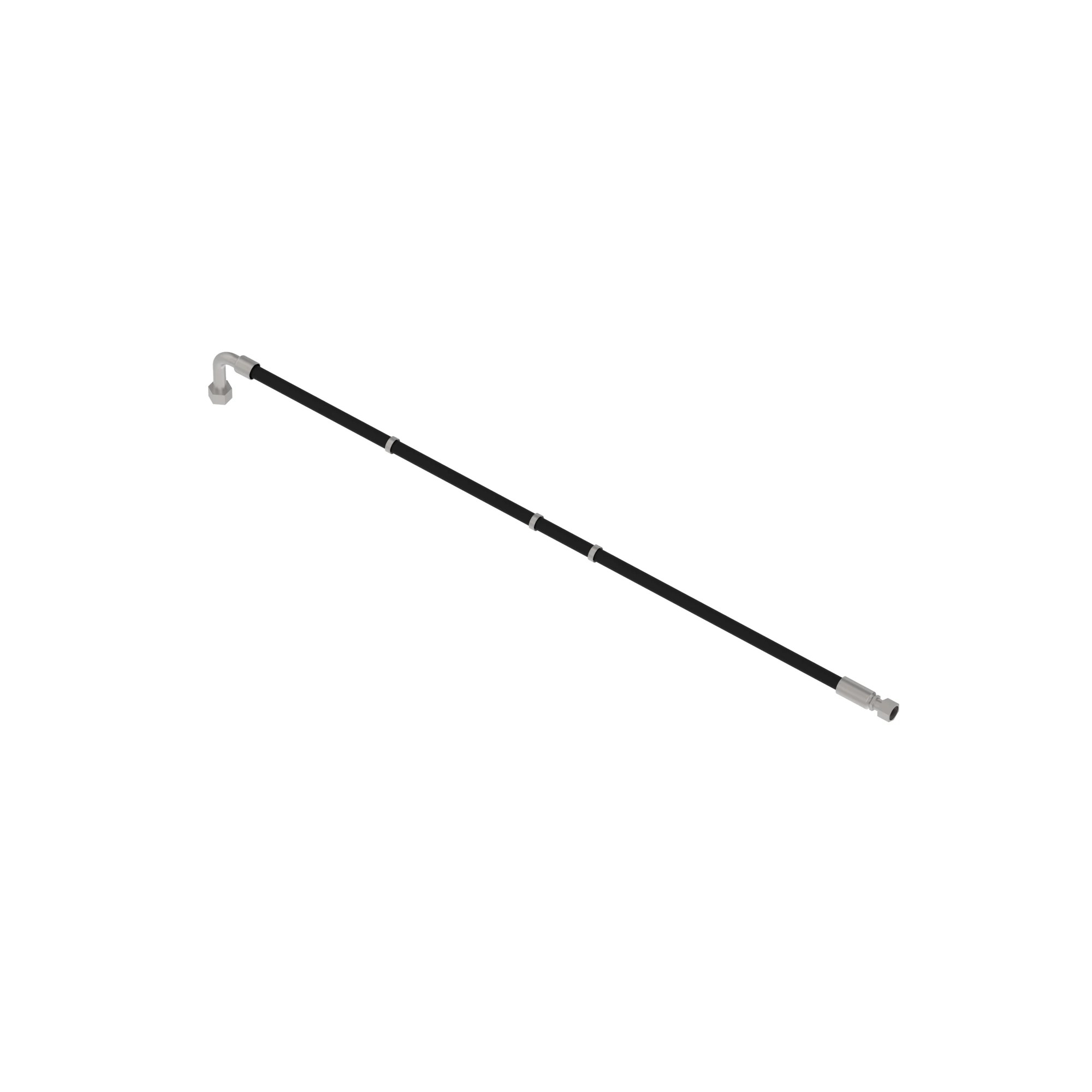 John Deere Oil Cooler to Thermal Bypass Hydraulic Hose - AN406389