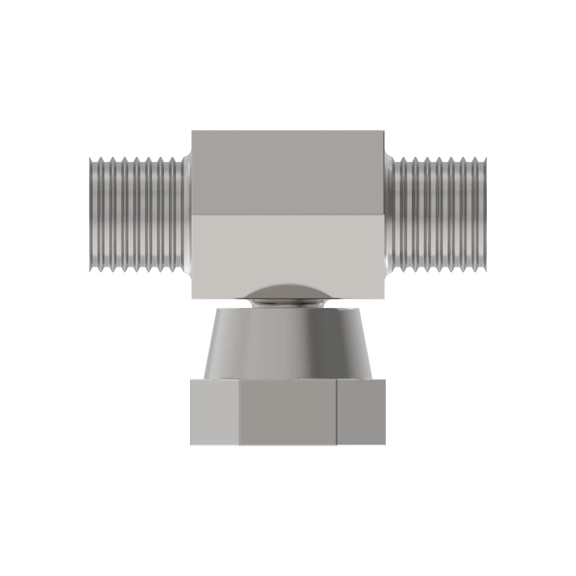 TEE FITTING, ONE SIDE SWIVEL