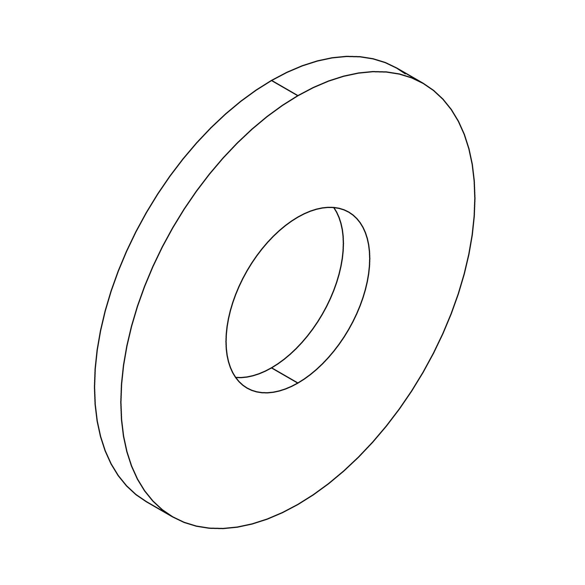 WASHER, METALLIC, ROUND HOLE