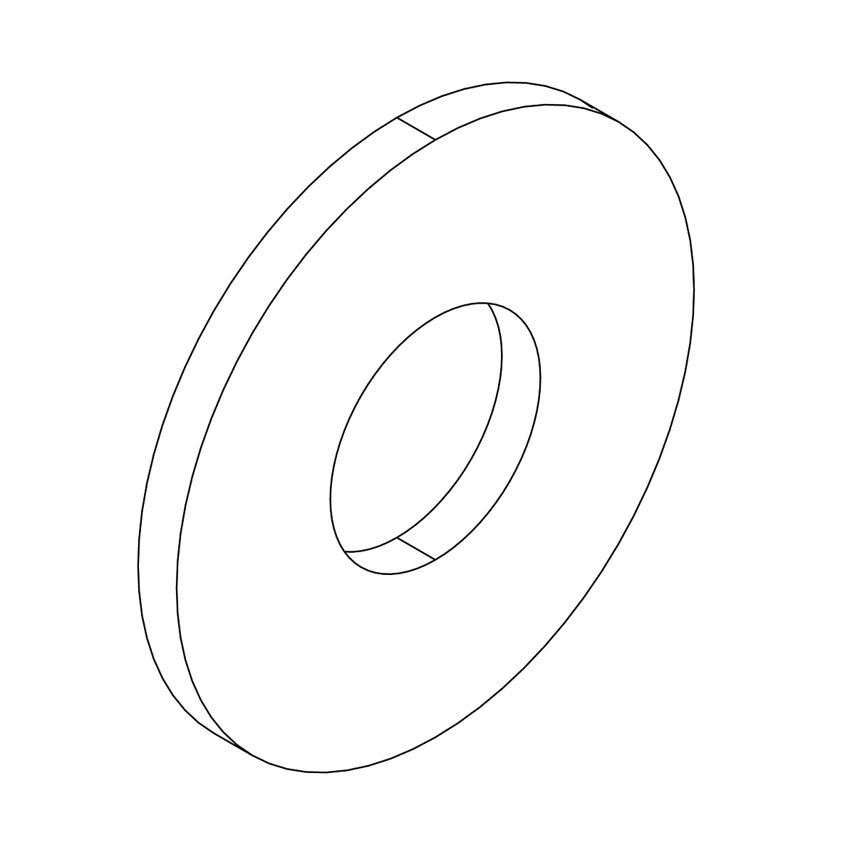 Washer, Metallic, Round Hole