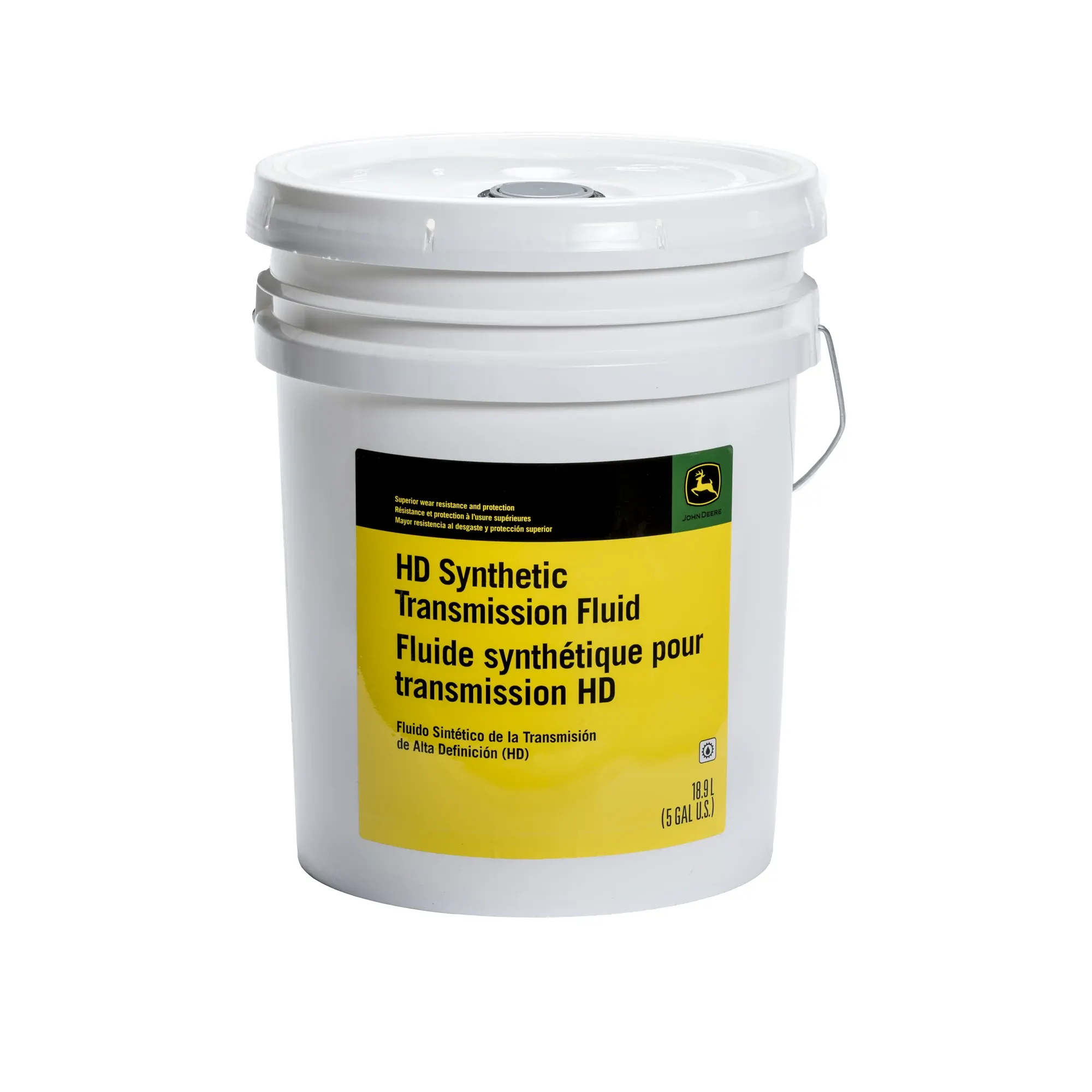 John Deere HD Synthetic Transmission Fluid, 18.9 Liter (5 Gallon) - TY27743