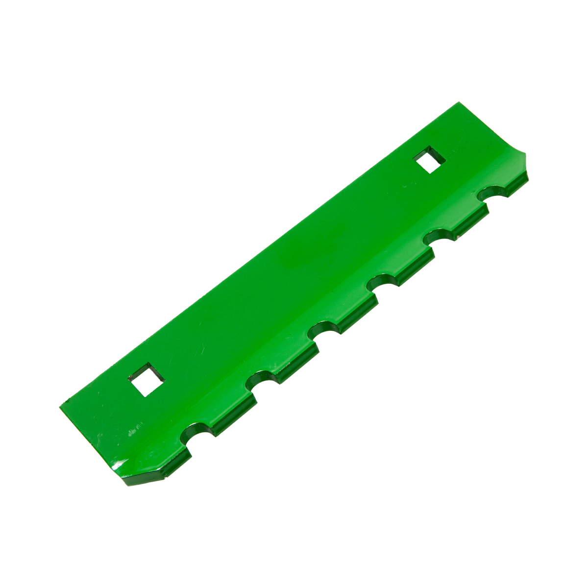 John Deere Feed Accelerator Swept Back Serrated Wear Plate - H201914