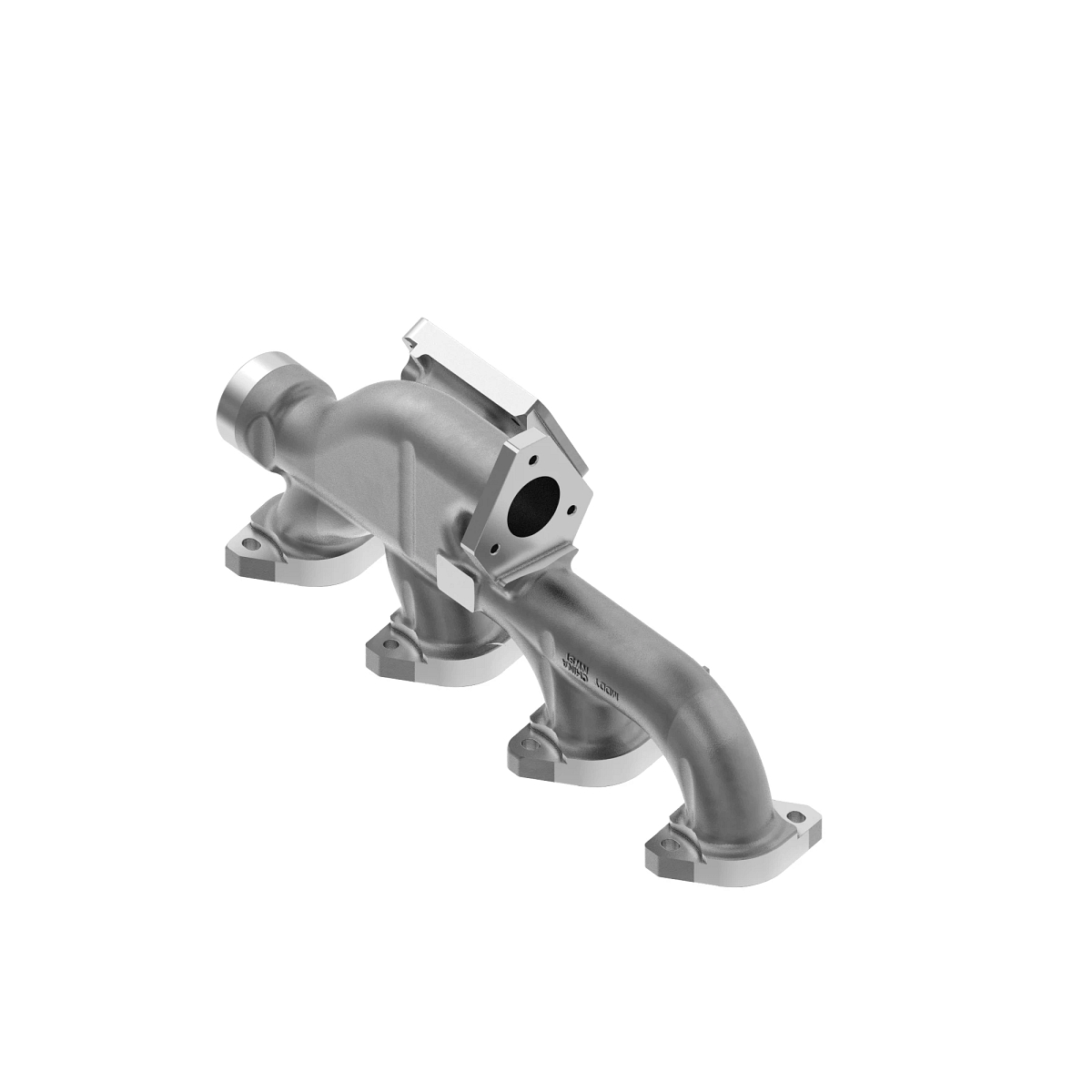 EXHAUST MANIFOLD, INSULATED FRONT F