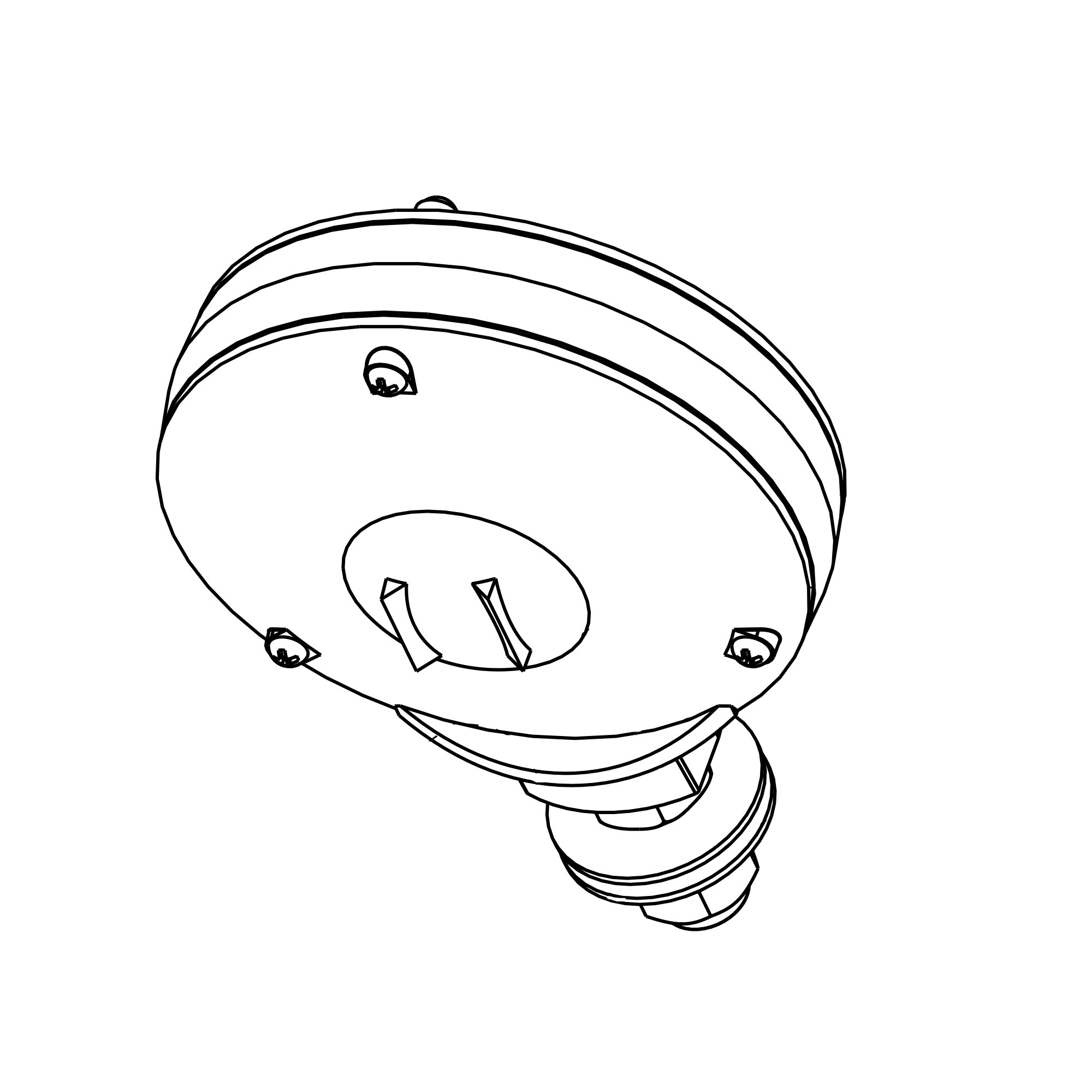 LAMP, LAMP, WARNING, RED/WHITE, RII