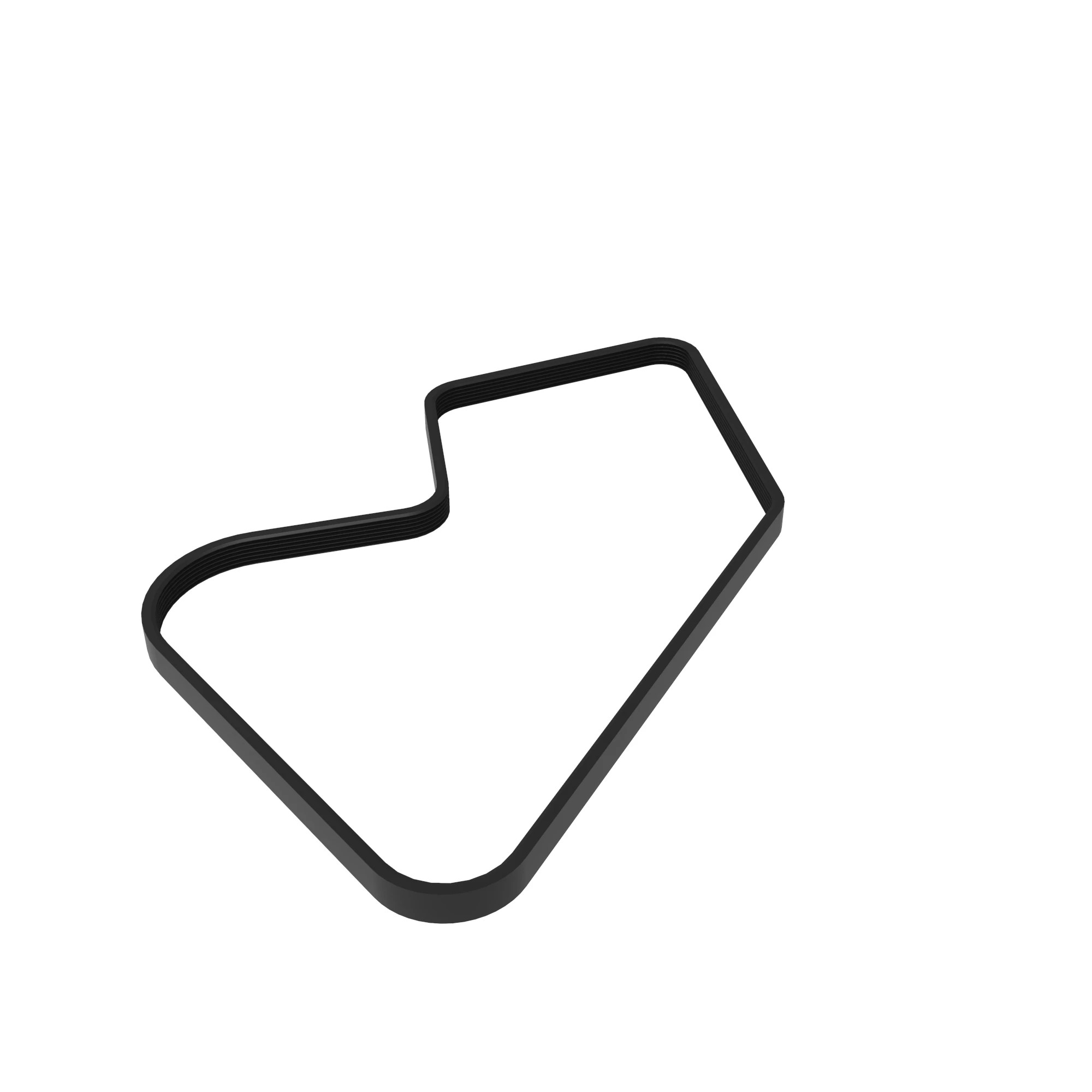 John Deere Air Conditioner Compressor PK Section V-Belt - T428866