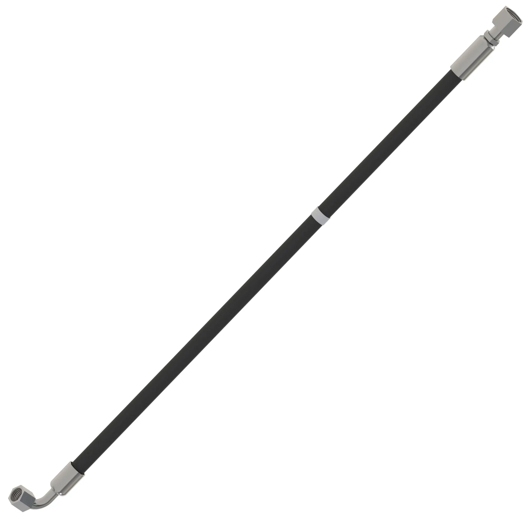 John Deere Secondary Steering Port B Hydraulic Hose - AN403428