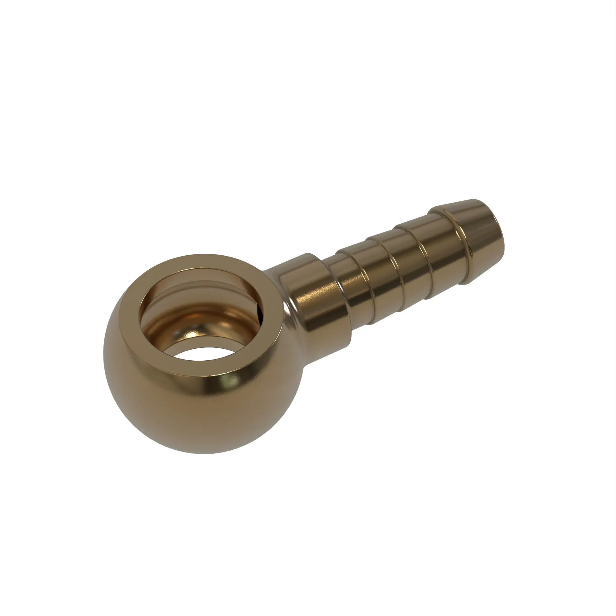 John Deere Barbed Single Banjo Screw Adapter Fitting - R524103