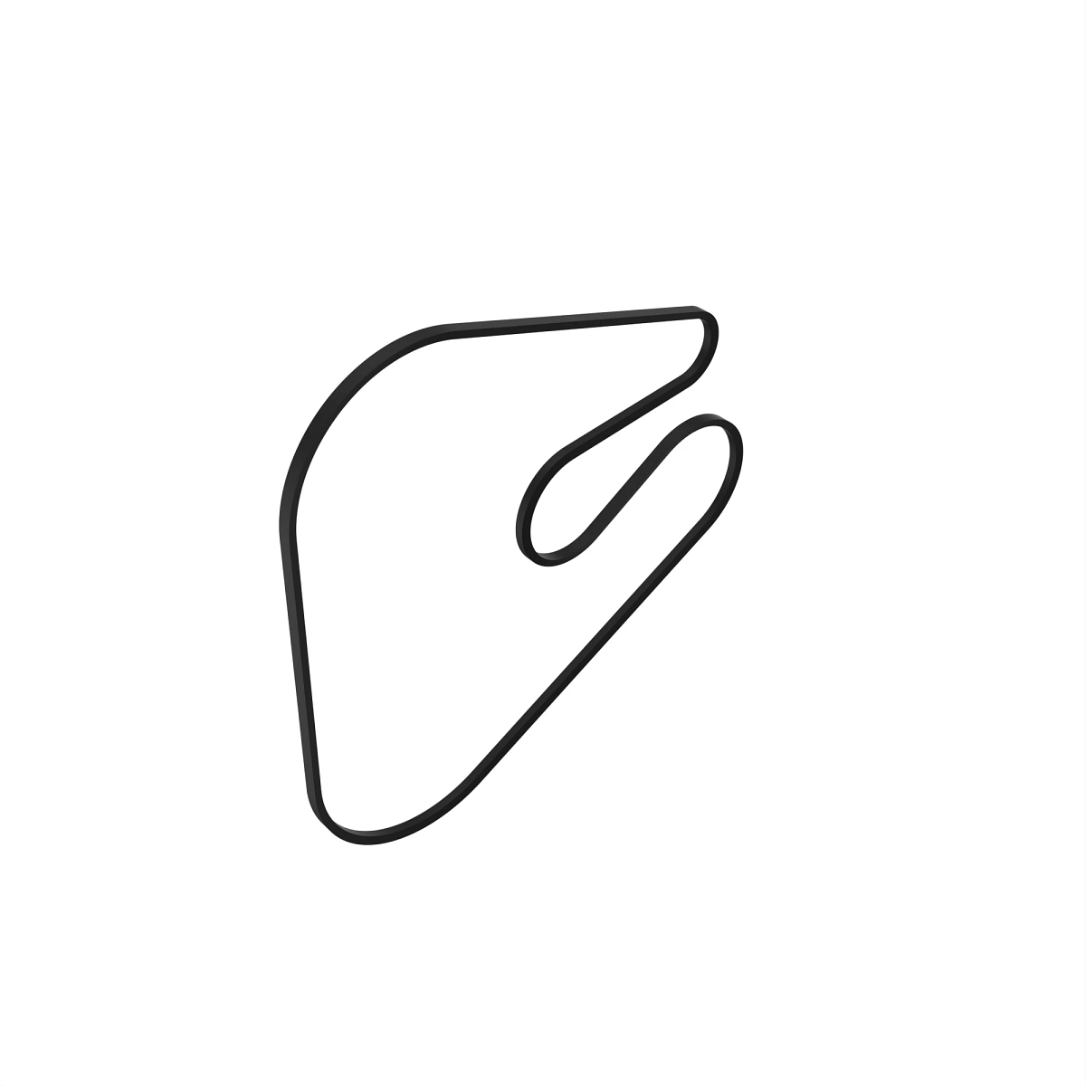 John Deere HB Section Mower Deck Drive V-Belt, Effective Length 2840 mm (111.8 inch) - M95875