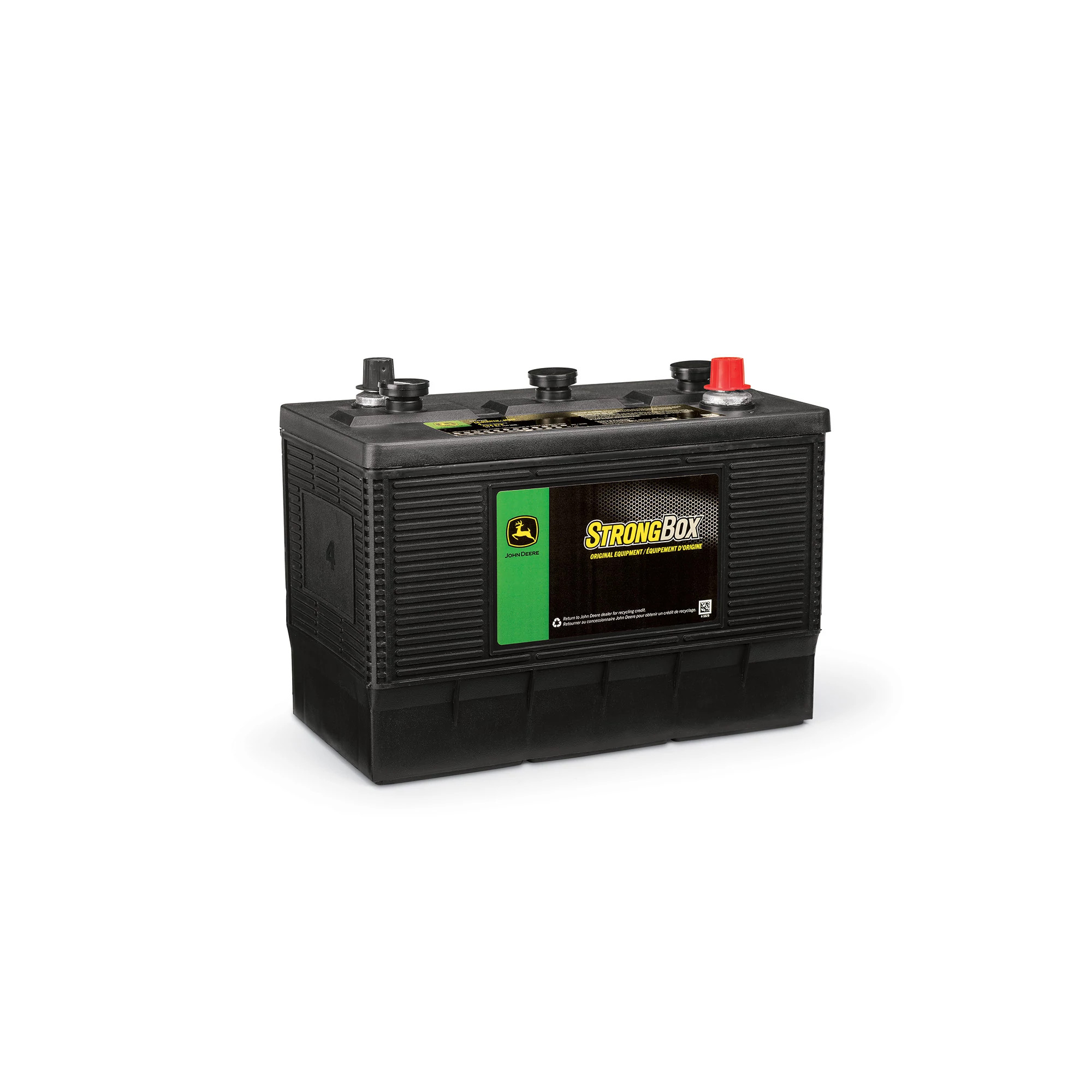 John Deere 6 Volt Battery, Wet Charged, 125 Ah, 975 CCA, 4 BCI - TY21734B