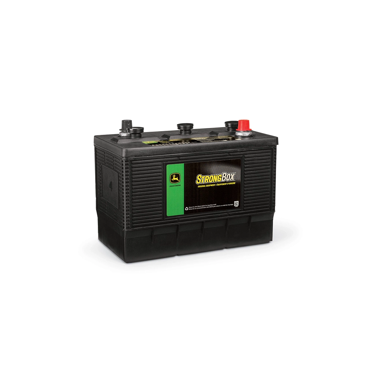 John Deere 6 Volt Battery, Wet Charged, 125 Ah, 975 CCA, 4 BCI - TY21734B