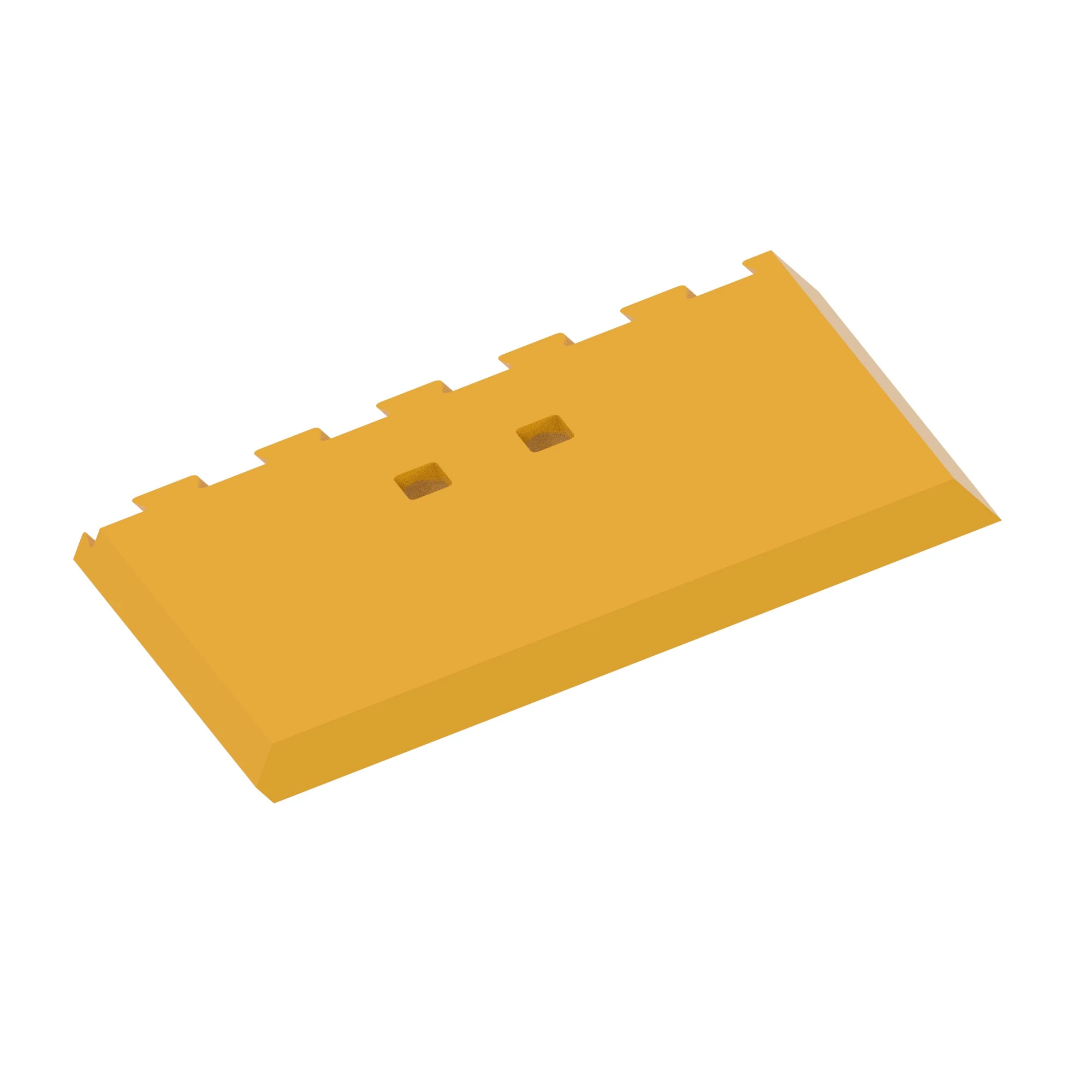 INTERLOCKING CUTTING EDGE RH END SEGMENT