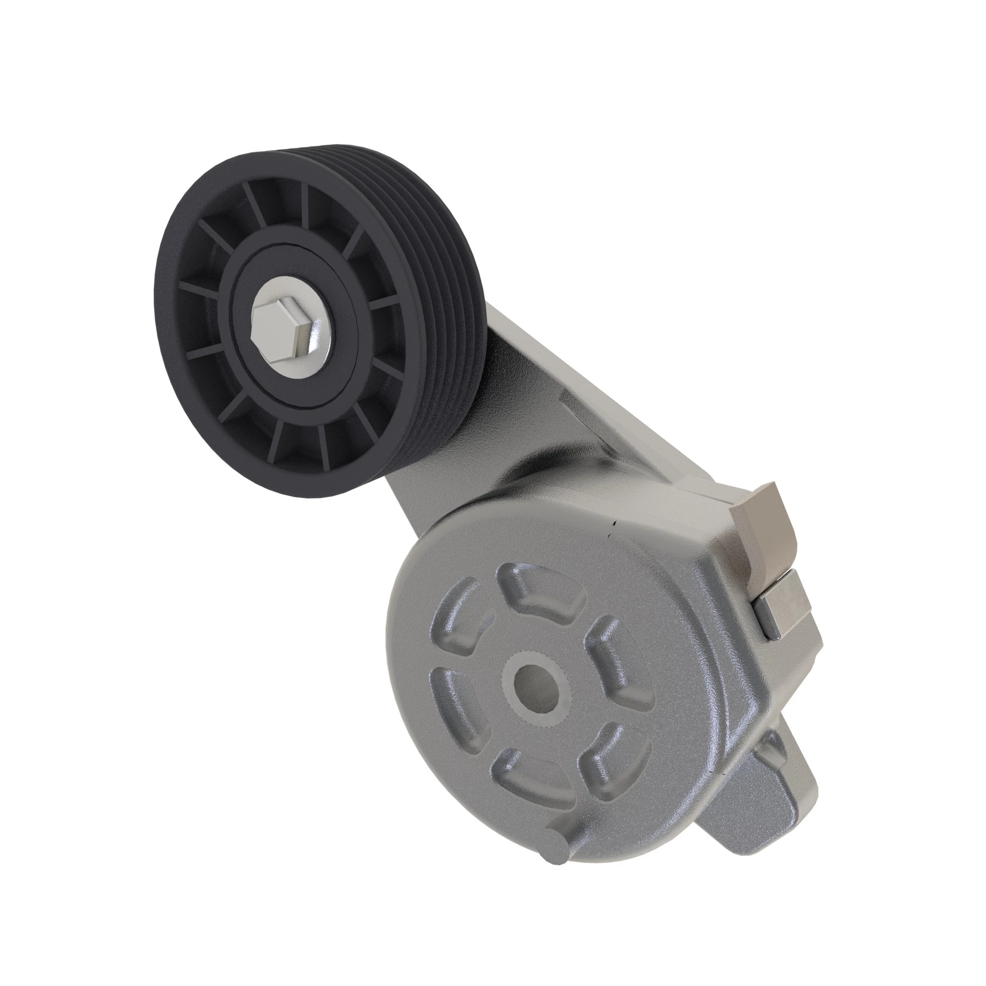 TENSIONER, POLY-V BELT FOR 6-RIB BELT, SMOOTH PULLEY