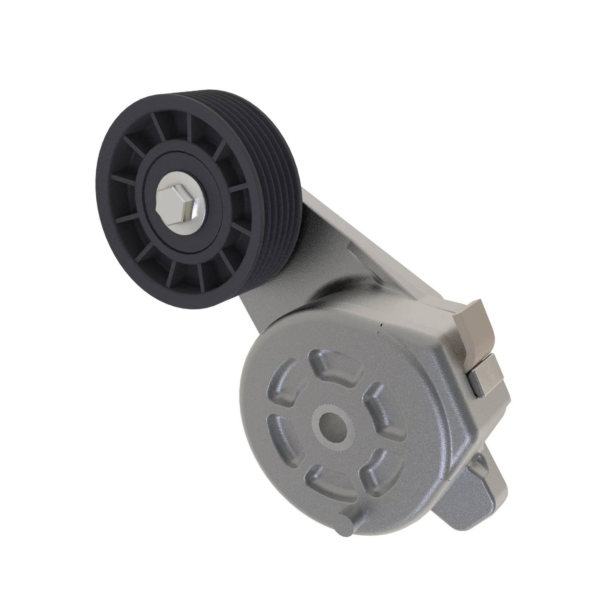 TENSIONER, POLY-V BELT FOR 6-RIB BELT, SMOOTH PULLEY
