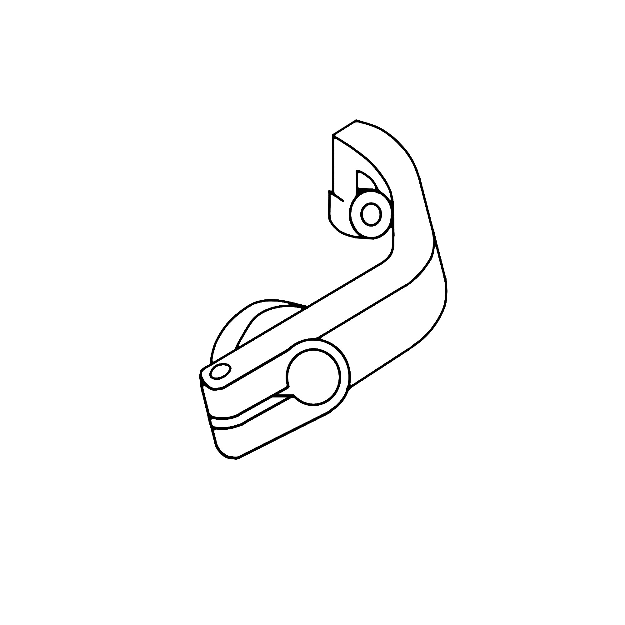 John Deere Gear Shifter Shaft Arm - R33765