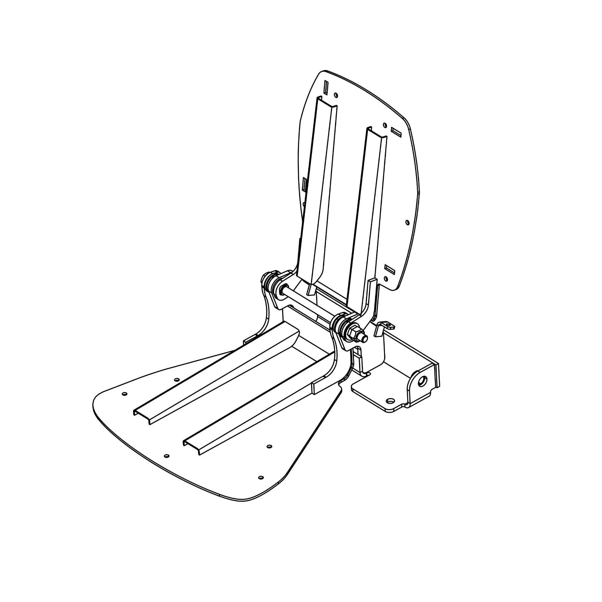 John Deere Fabric Seat Kit - RE572459