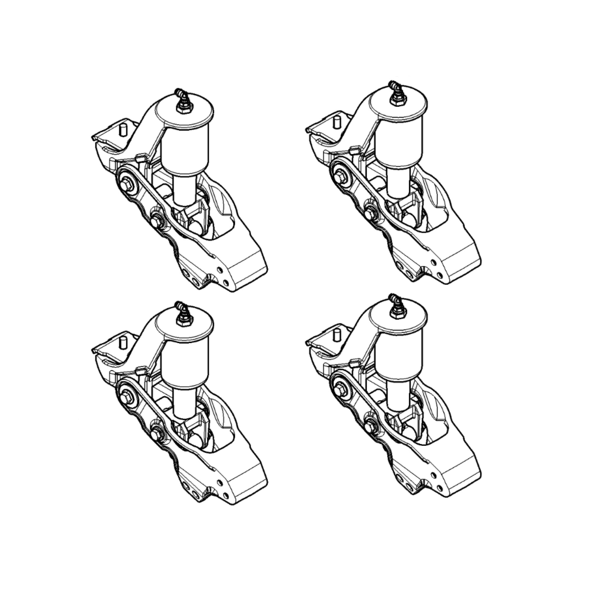 John Deere Closing Wheel Frame Kit - BA33555
