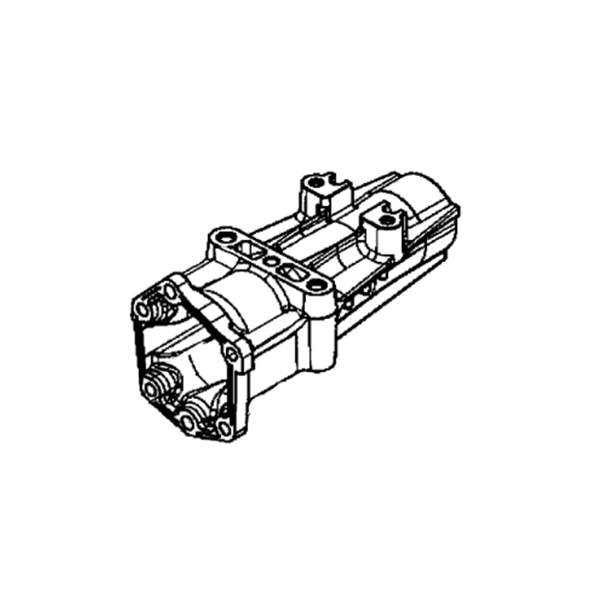 John Deere Rear Axle Shaft Housing, Left Side - MIU800493