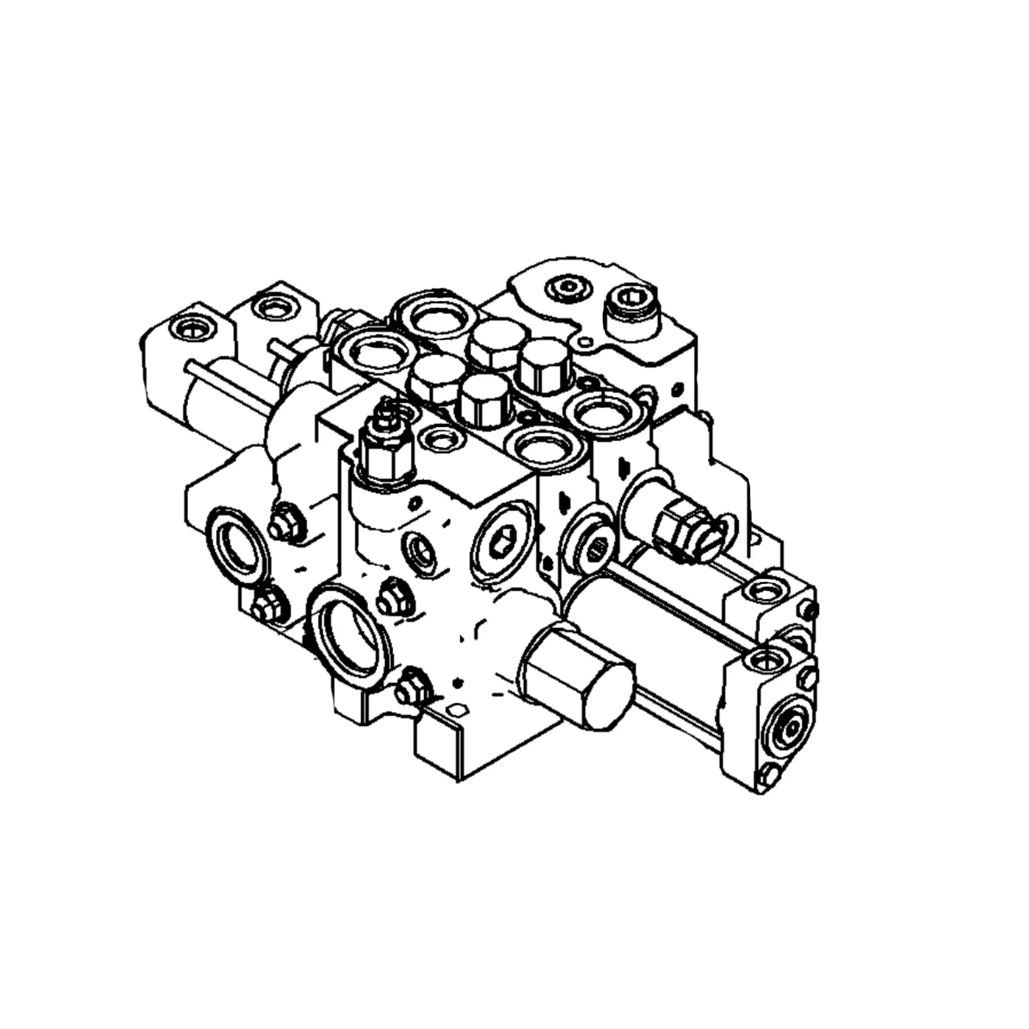John Deere Three Section Stud Rod - AT209751