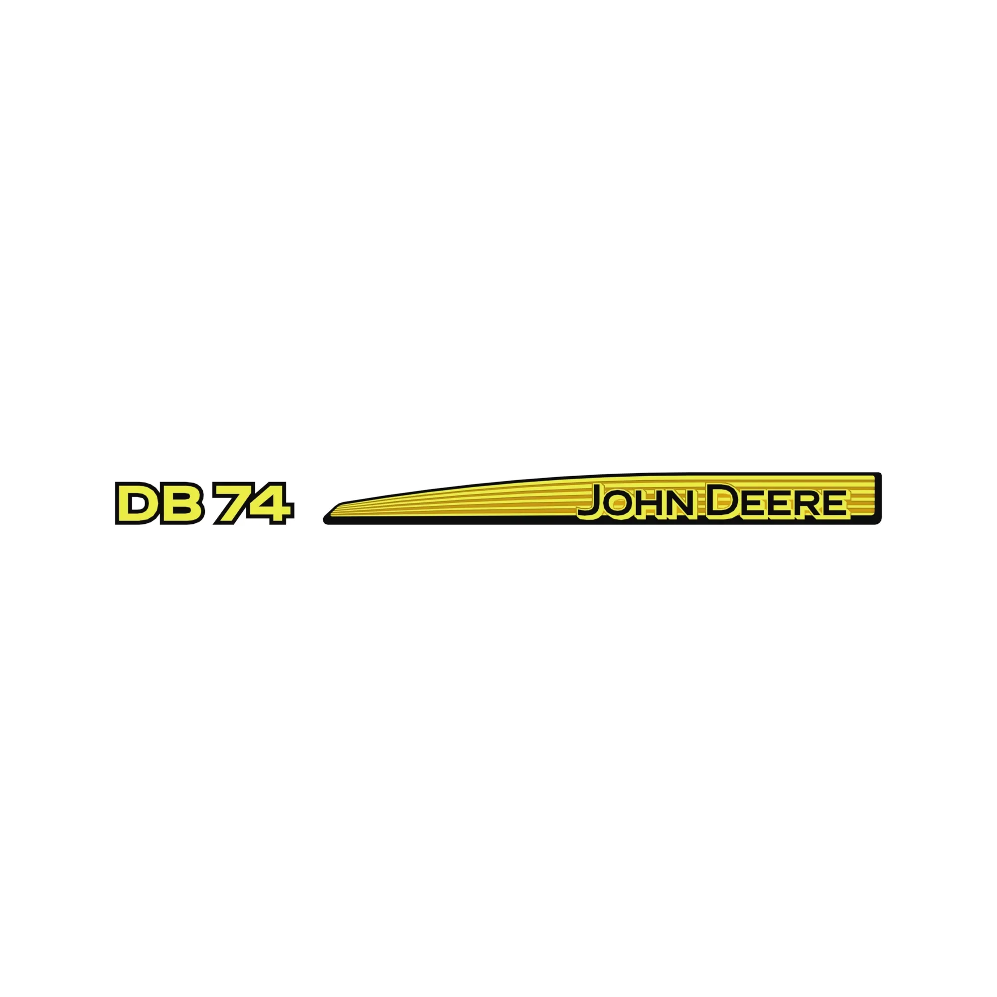 John Deere DB74 Decal, Left Side, Label - KK49506