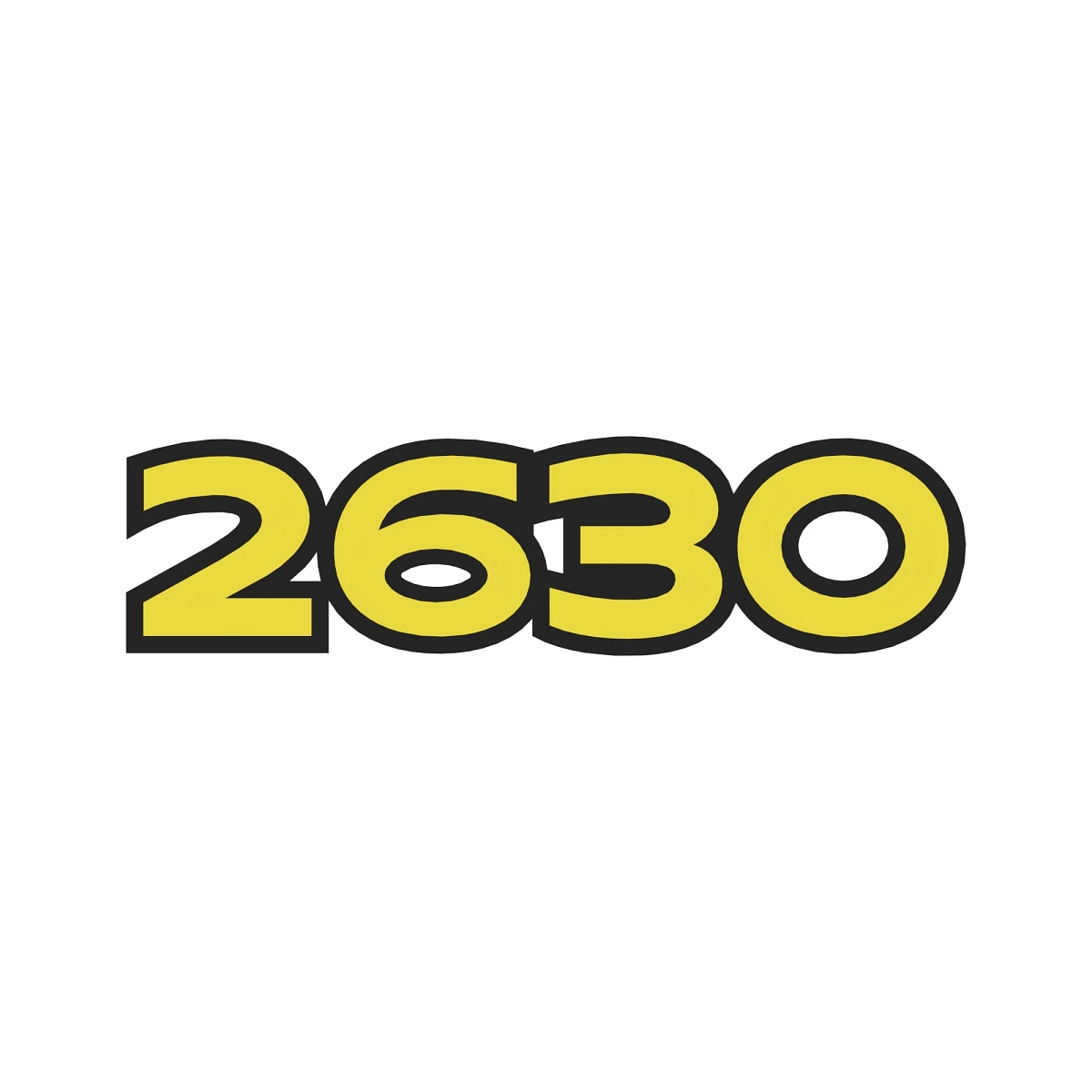 Label, 2630 Model Number