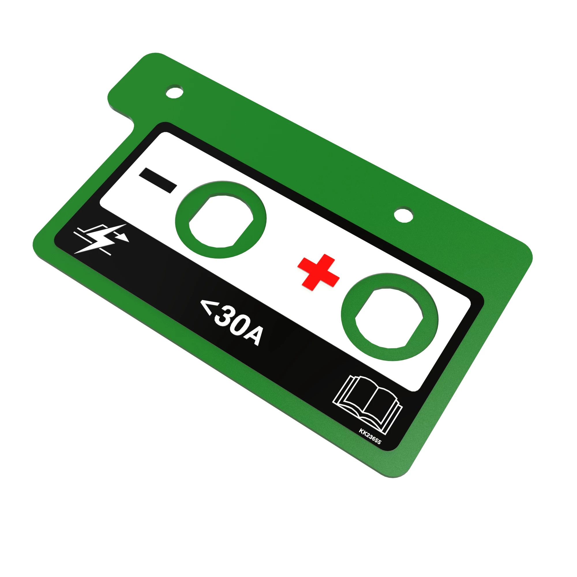 PLATE, AUXILIARY TERMINAL WITH DECA