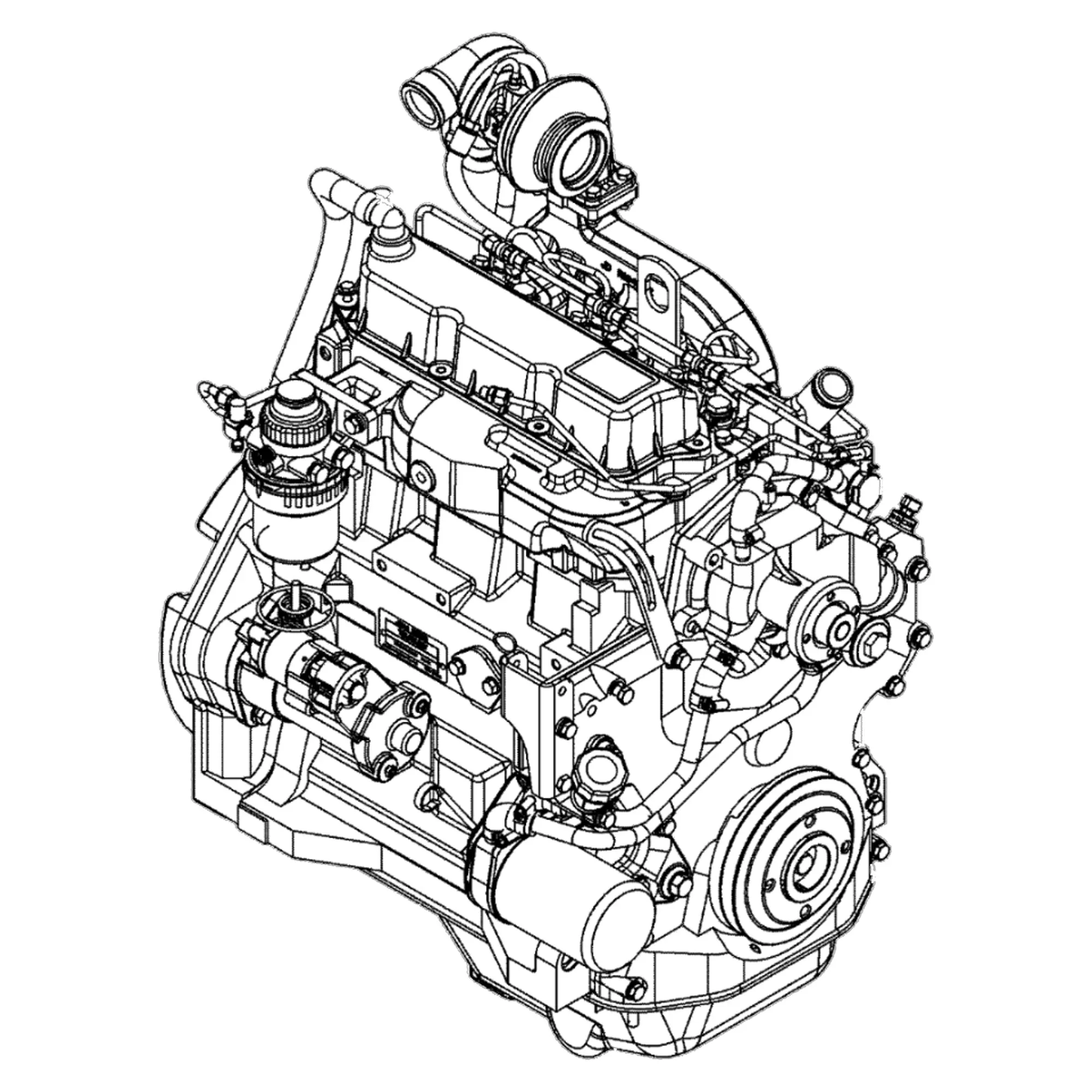 John Deere Diesel Engine - PYS10040