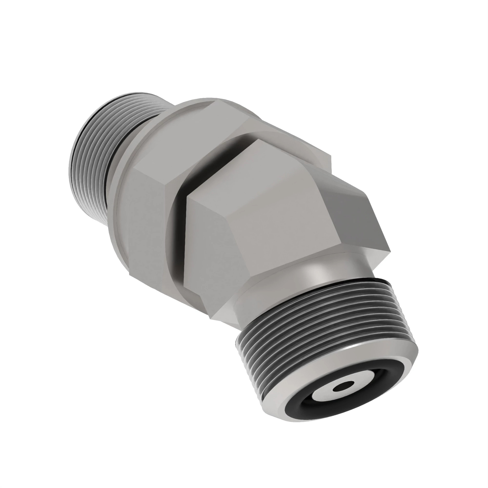 ADAPTER FITTING, 45 ADJ STUD ORFS -