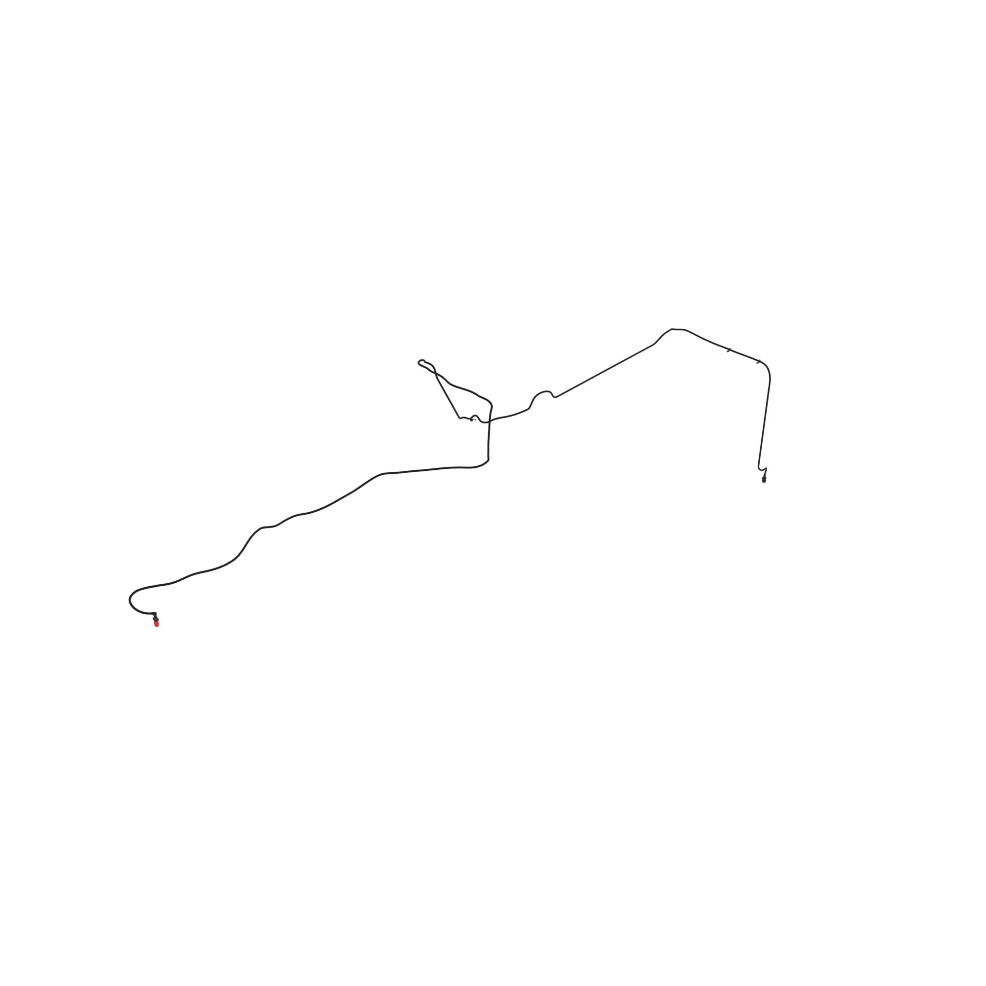 John Deere Camera Cable Wiring Harness - AXE44869
