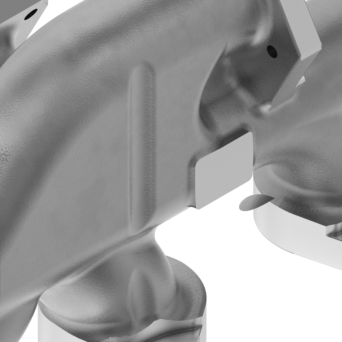 John Deere Insulated Front Exhaust Manifold - DZ103565