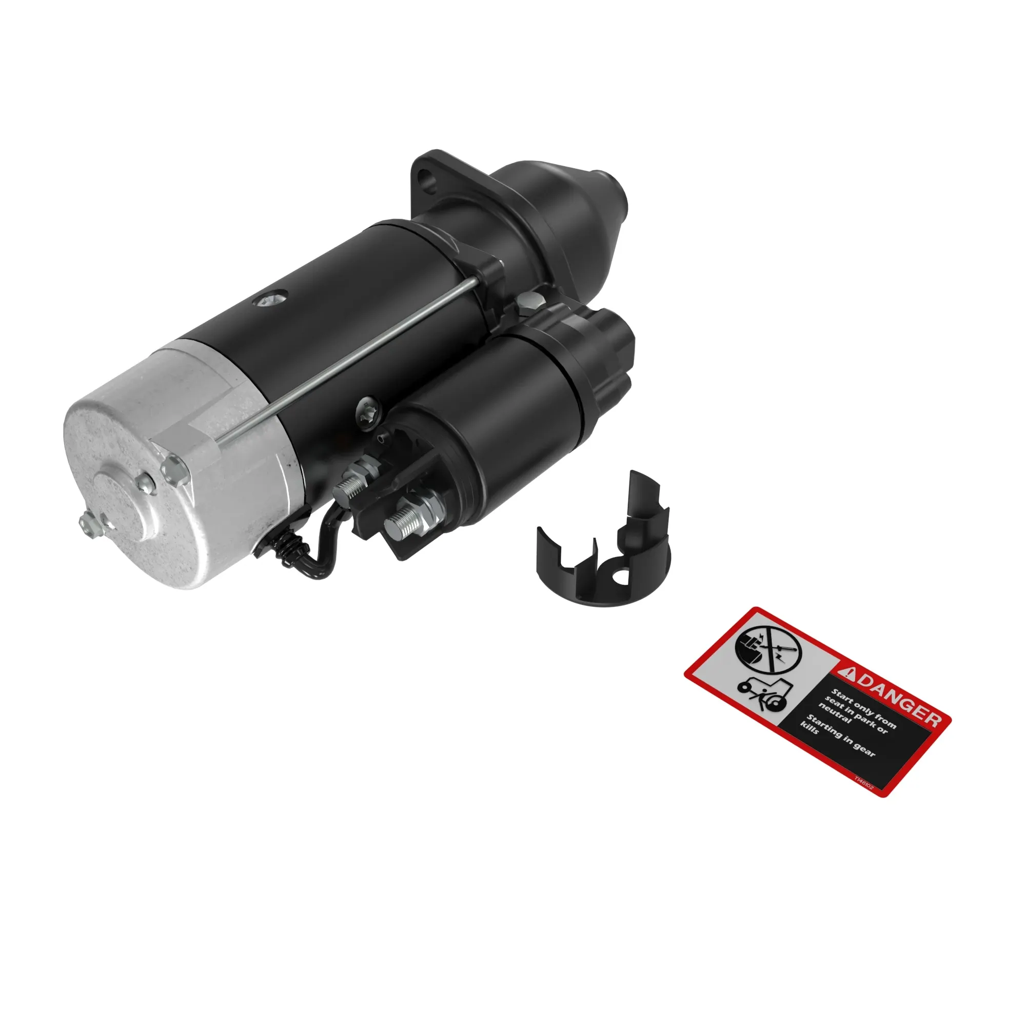 John Deere Starter Motor Kit, 12 Volts, 2.6 kW - DZ101853