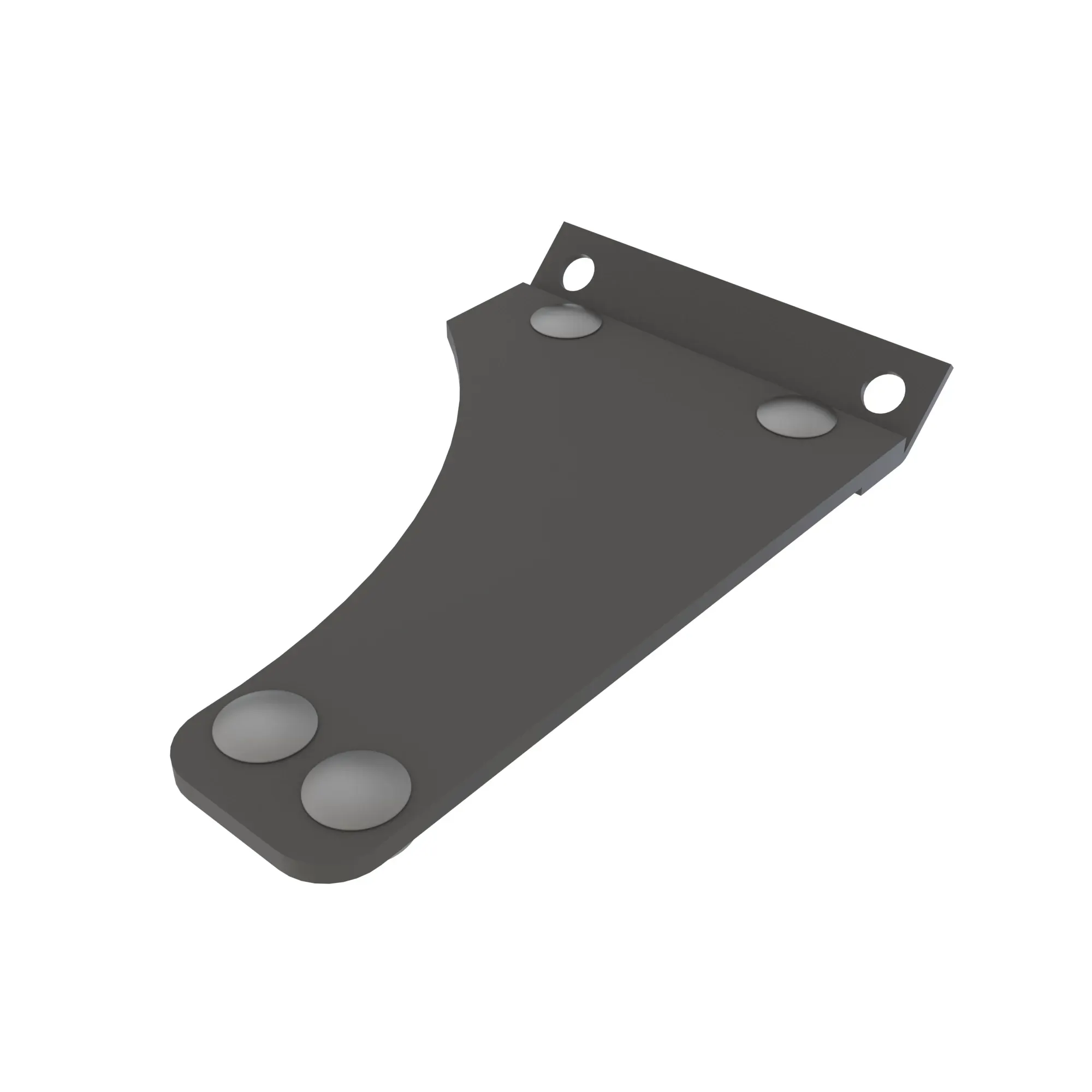 John Deere Sidehill Cleaning Shoe Deflector, Left Side Assembly - AH214925