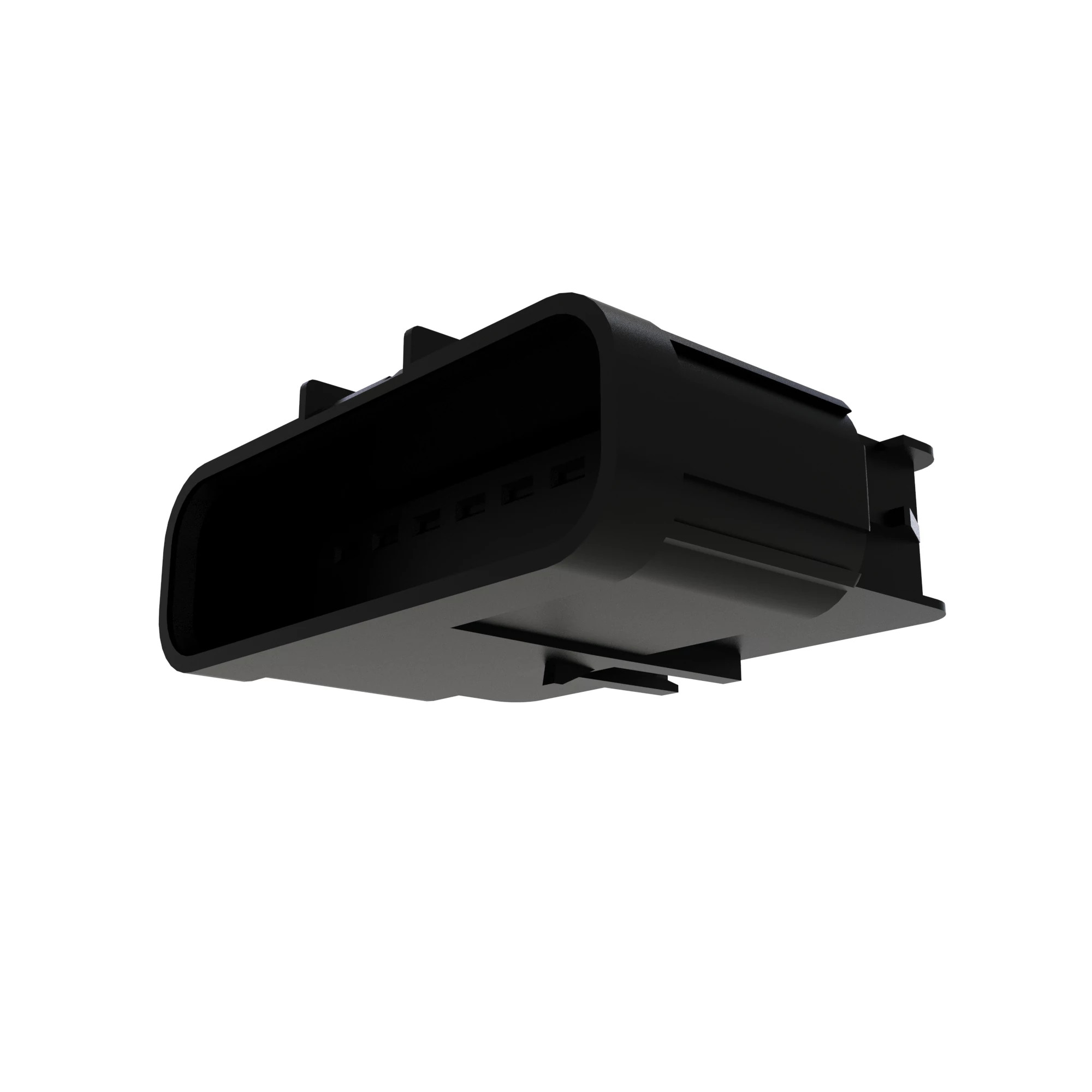 John Deere Black Internal Electrical Connector Housing, 16 Cavities - 57M8280