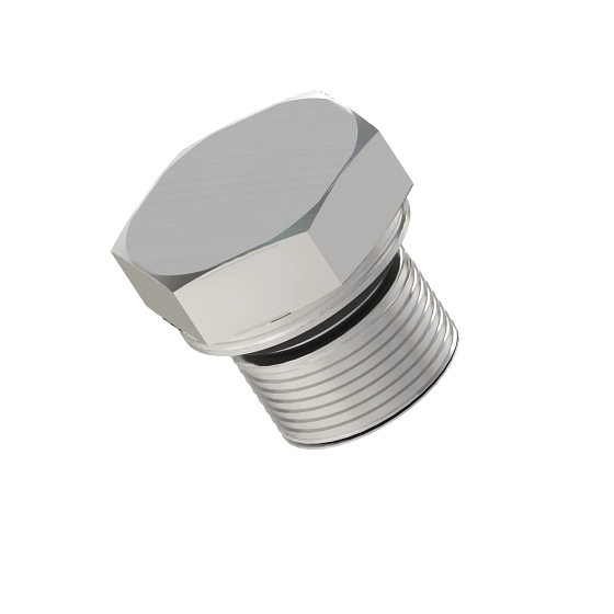 John Deere Straight Thread Fitting Plug - R107770