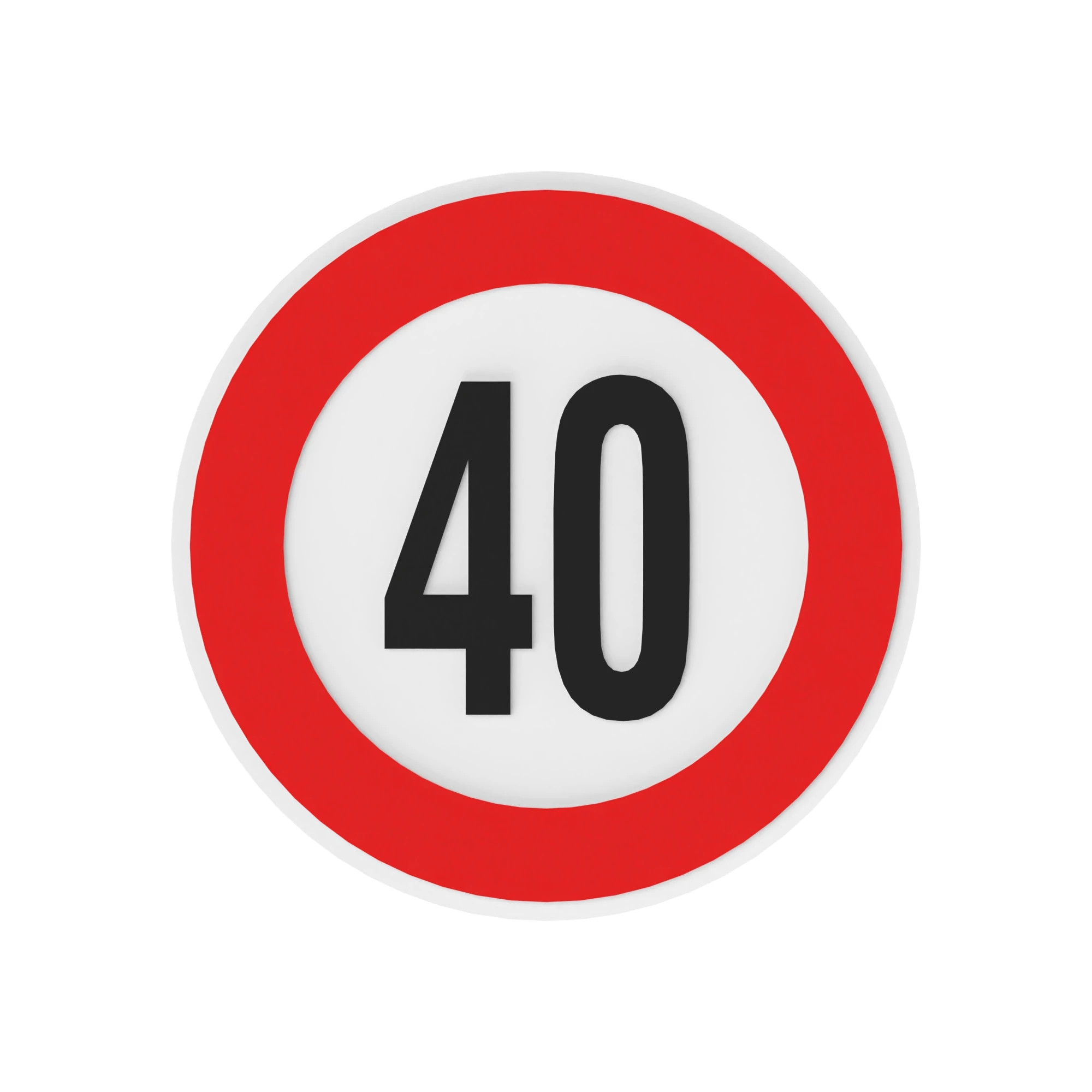 John Deere 40km/h Speed Indicator Label, Italian - FH308812