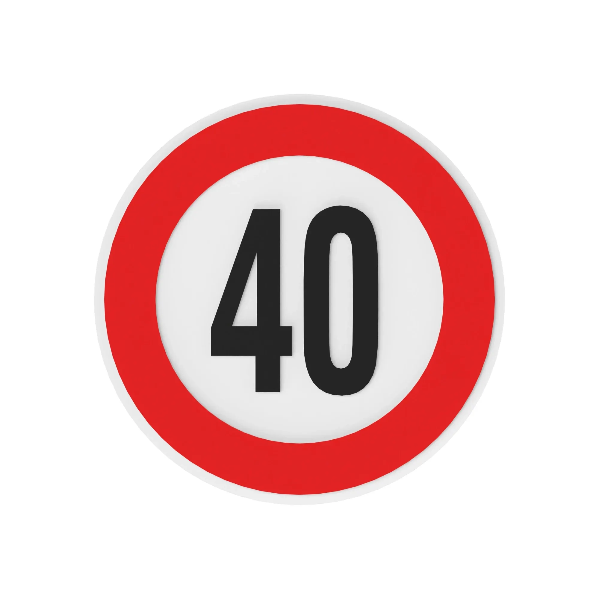 John Deere 40km/h Speed Indicator Label, Italian - FH308812