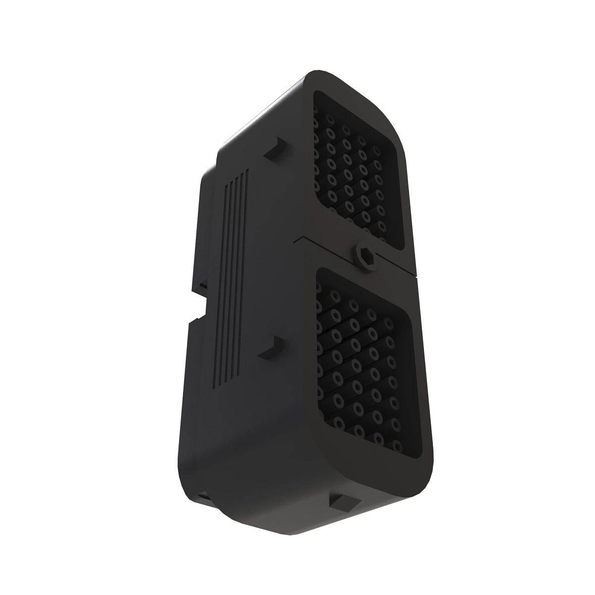 John Deere Black External Electrical Connector Terminal, 70 Cavities - 57M9651