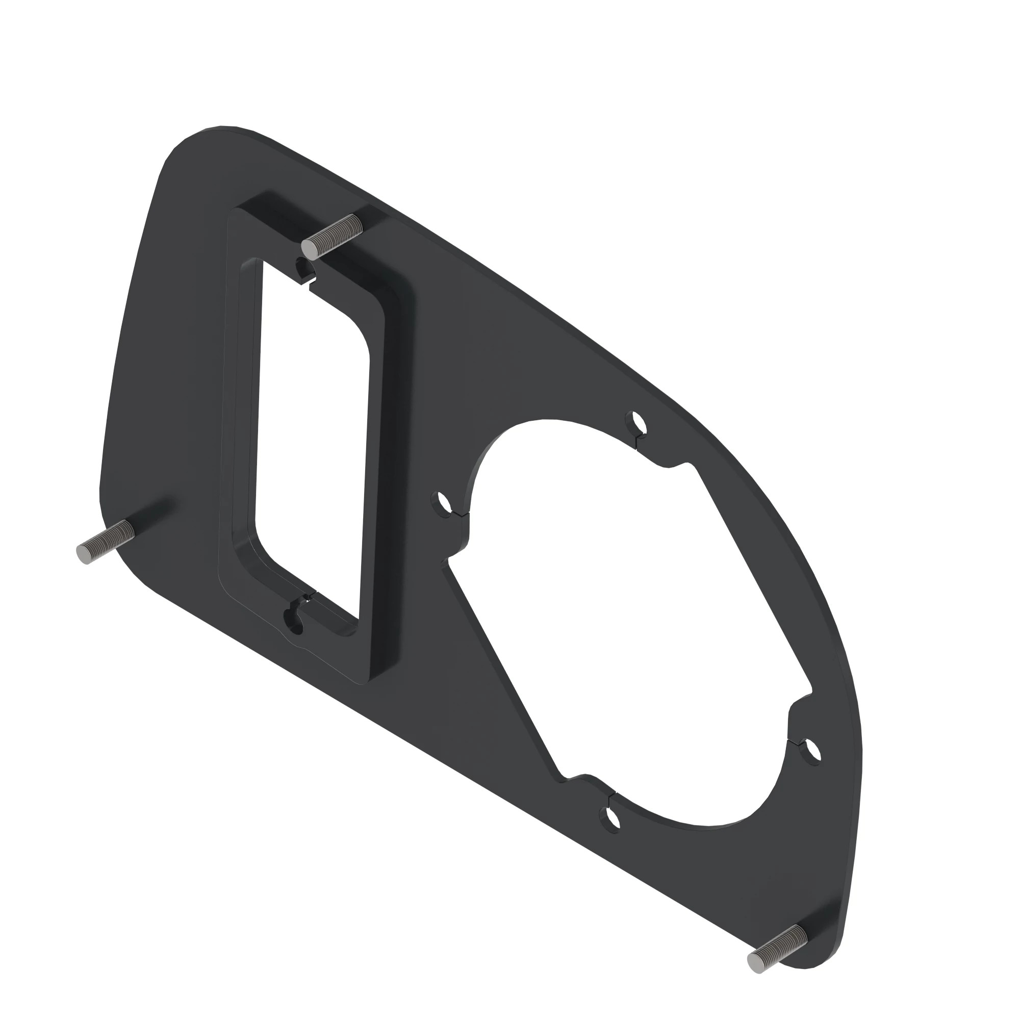 PLATE, CNTRL SING LVR+AUX-GRAY