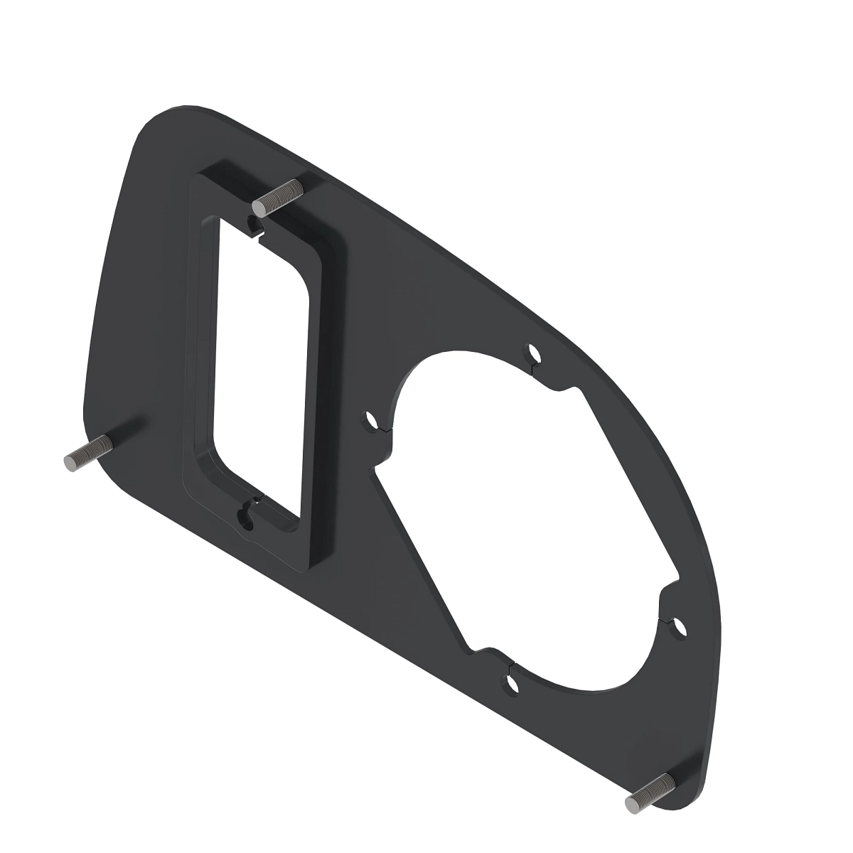 Plate, Cntrl Sing Lvr+aux-Gray