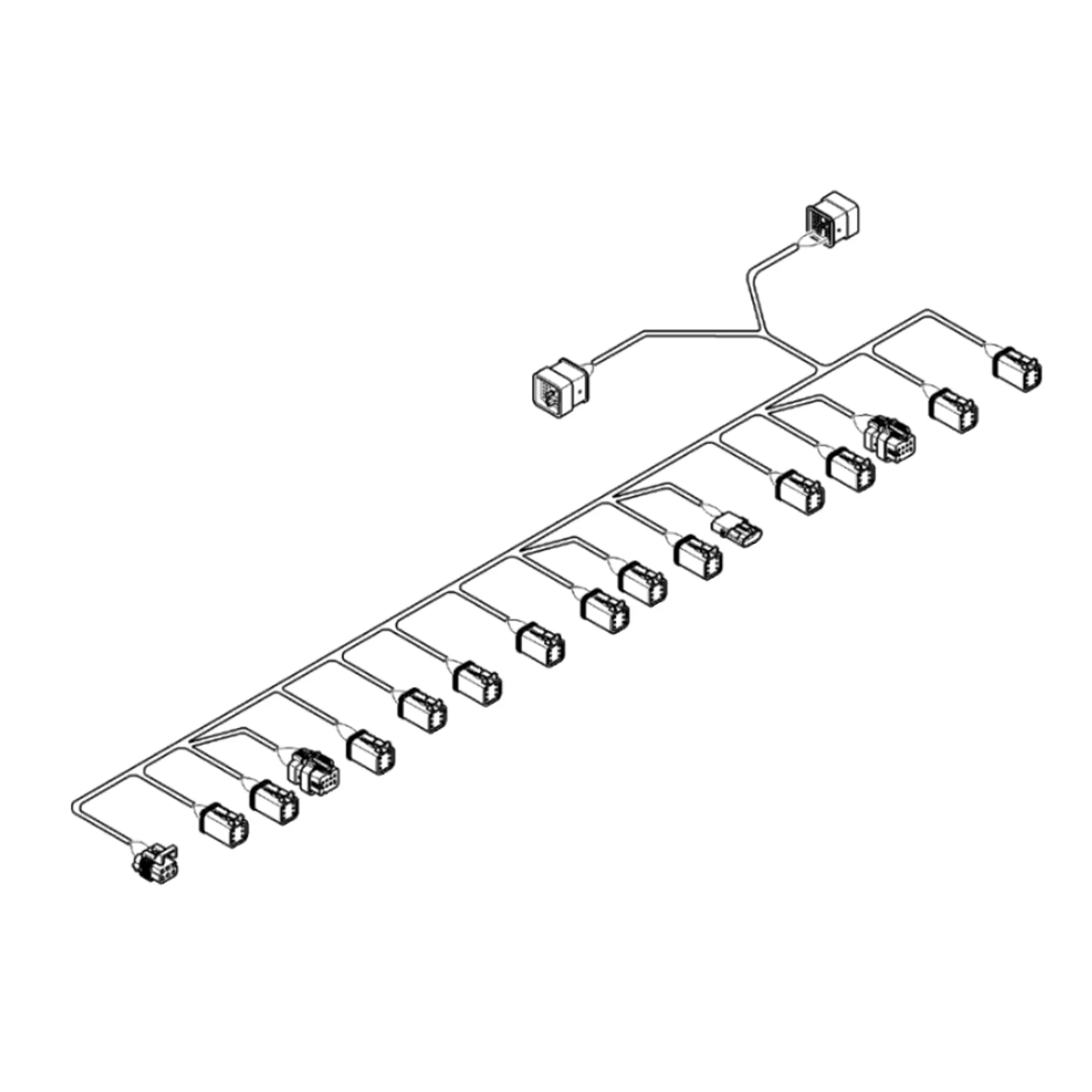 John Deere Integral Wiring Harness, Left Side, 32 Rows - AKK11761