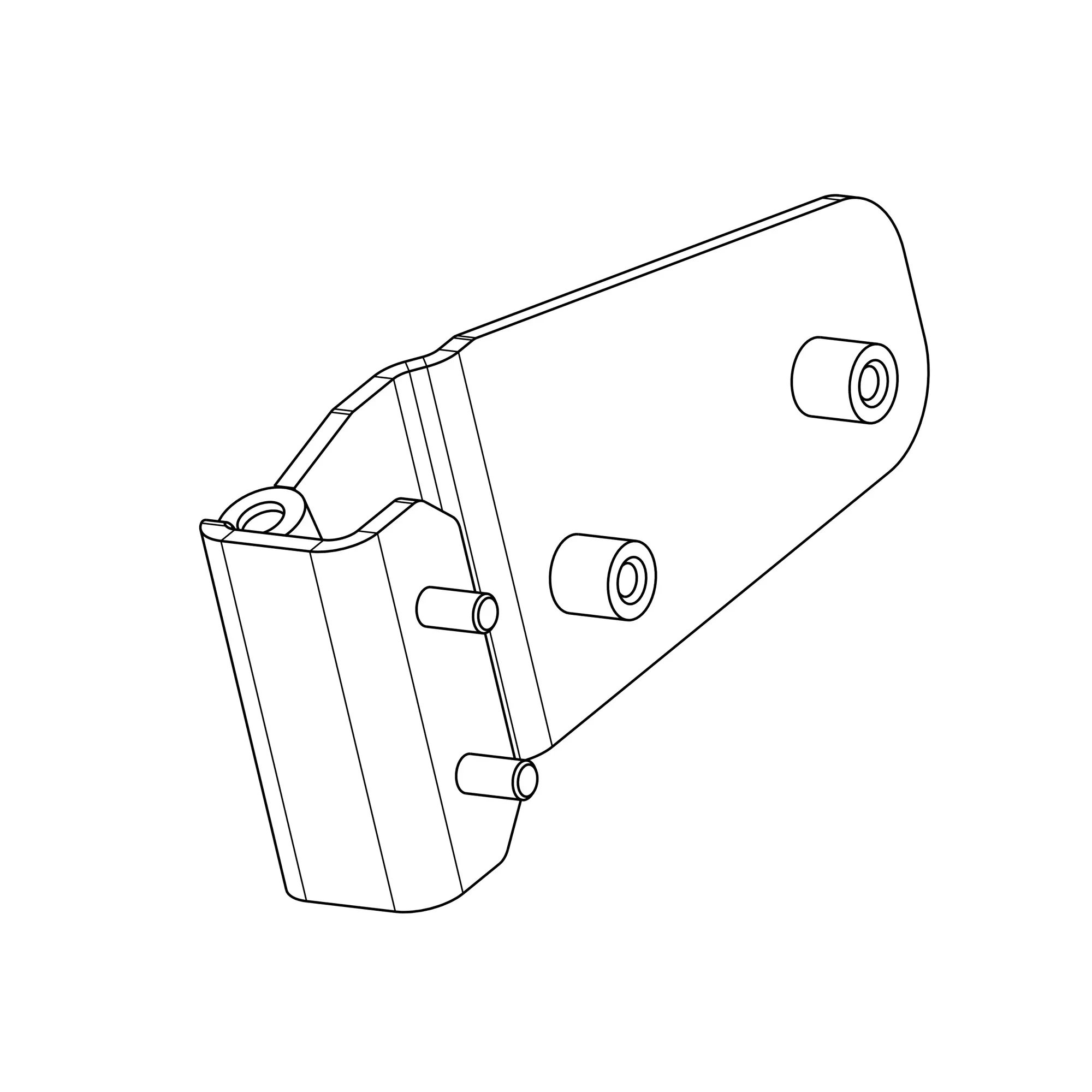 John Deere Cab Door LH Lower Hinge - SJ22613