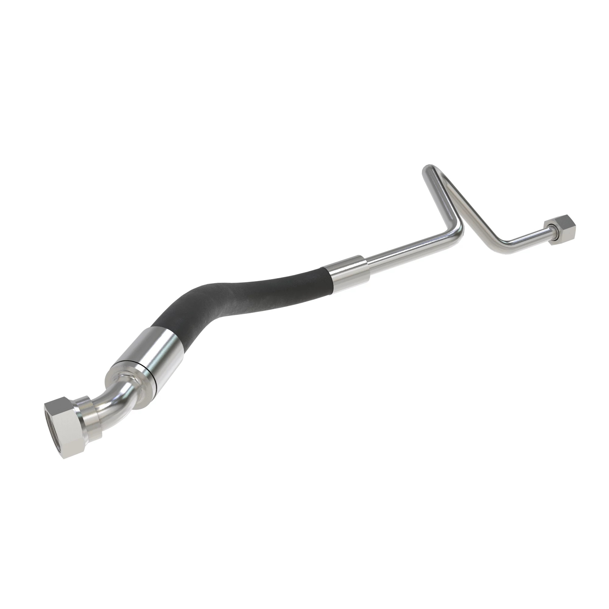 John Deere Steering Supply Head End Oil Line - RE575213