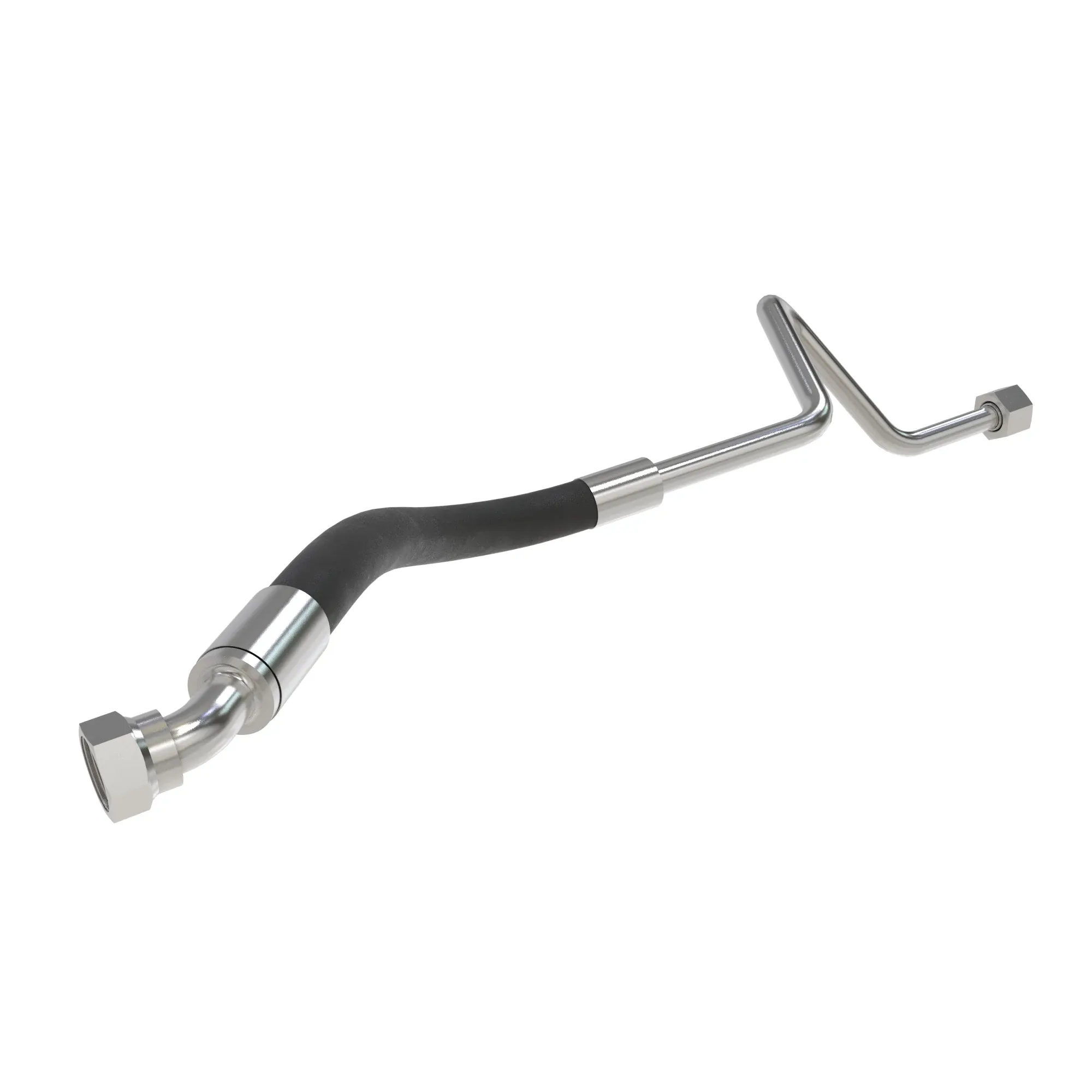 John Deere Steering Supply Head End Oil Line - RE575213