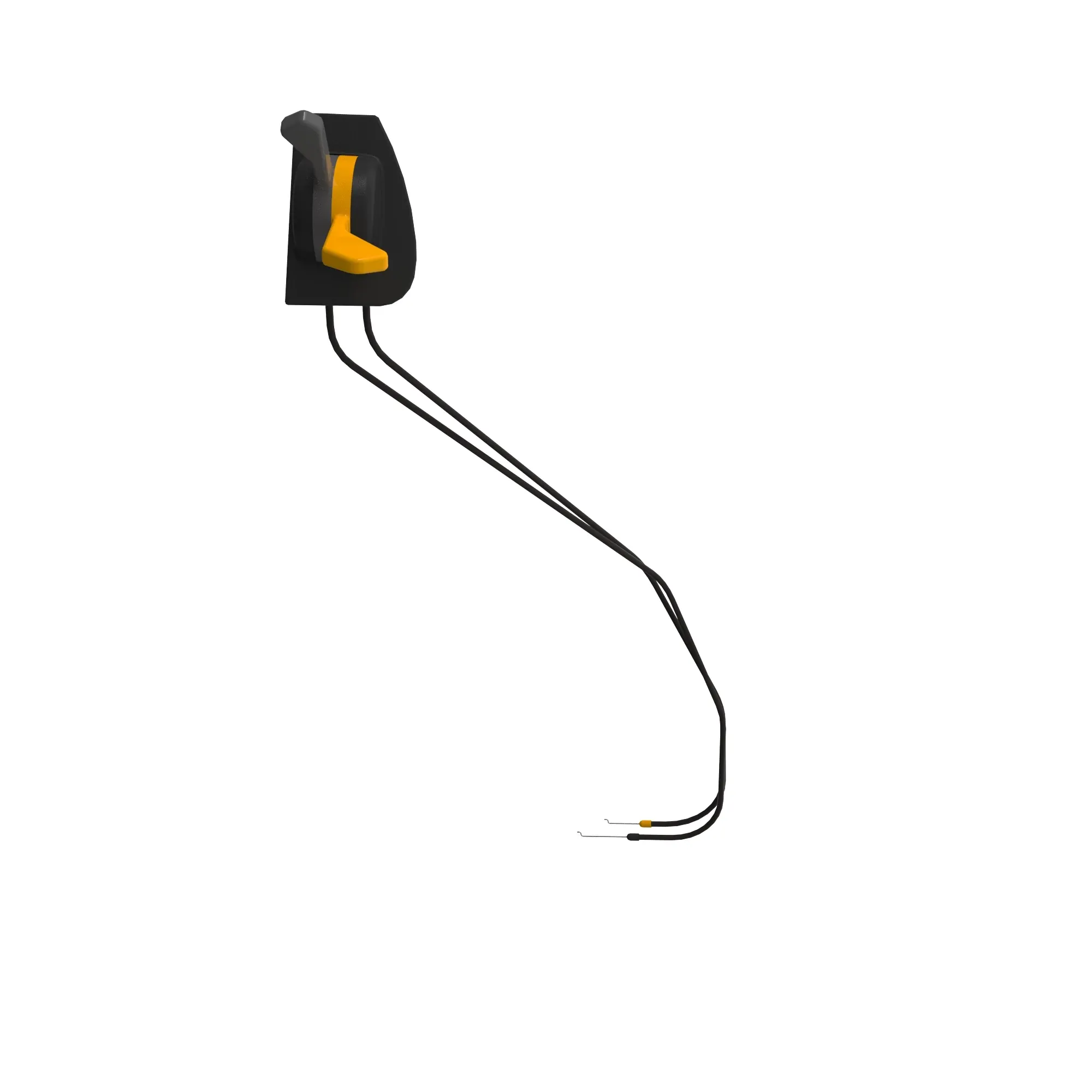 CONTROL LEVER, THROTTLE CABLE, 2-LE