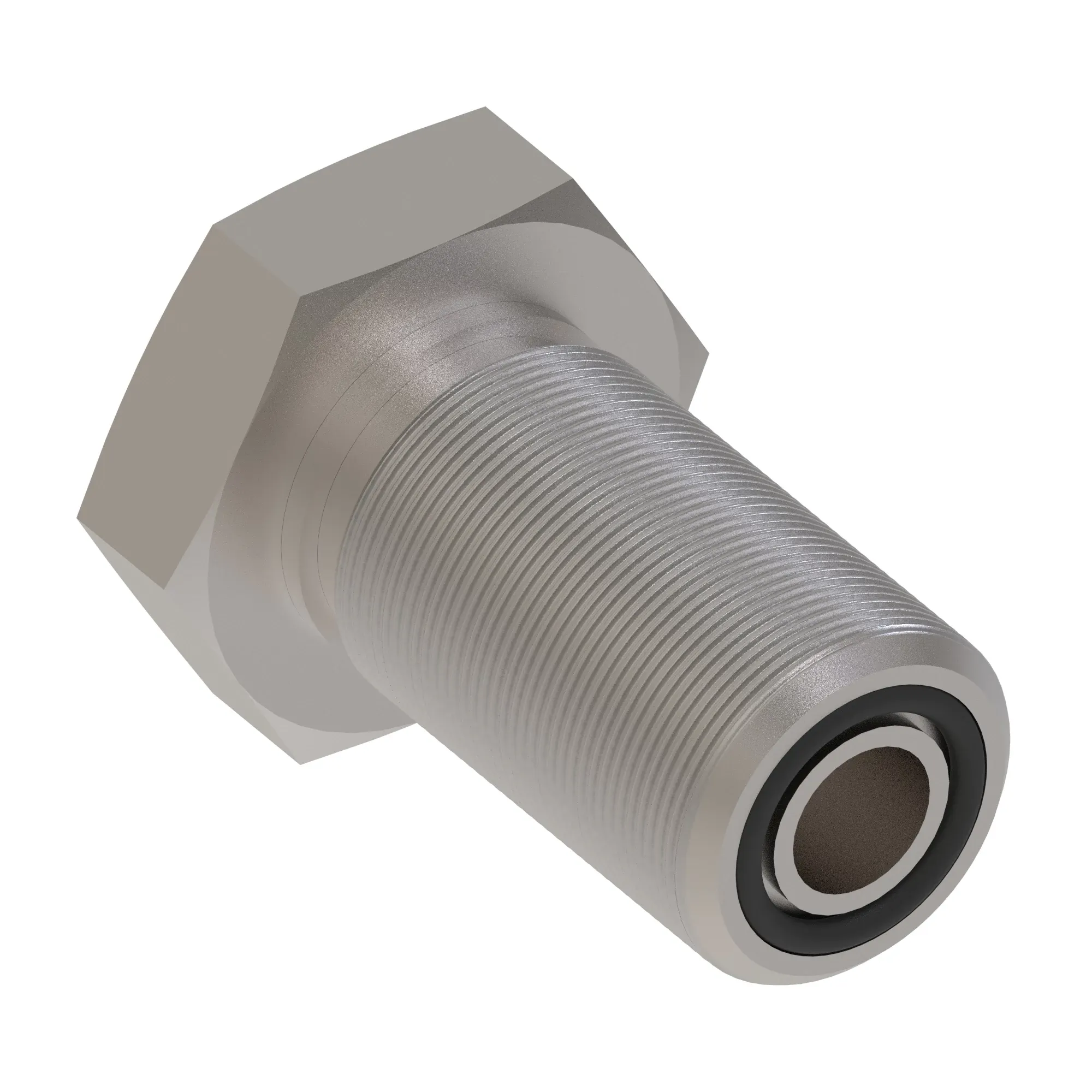 Fitting, Bulkhead Straight -08 ORFS