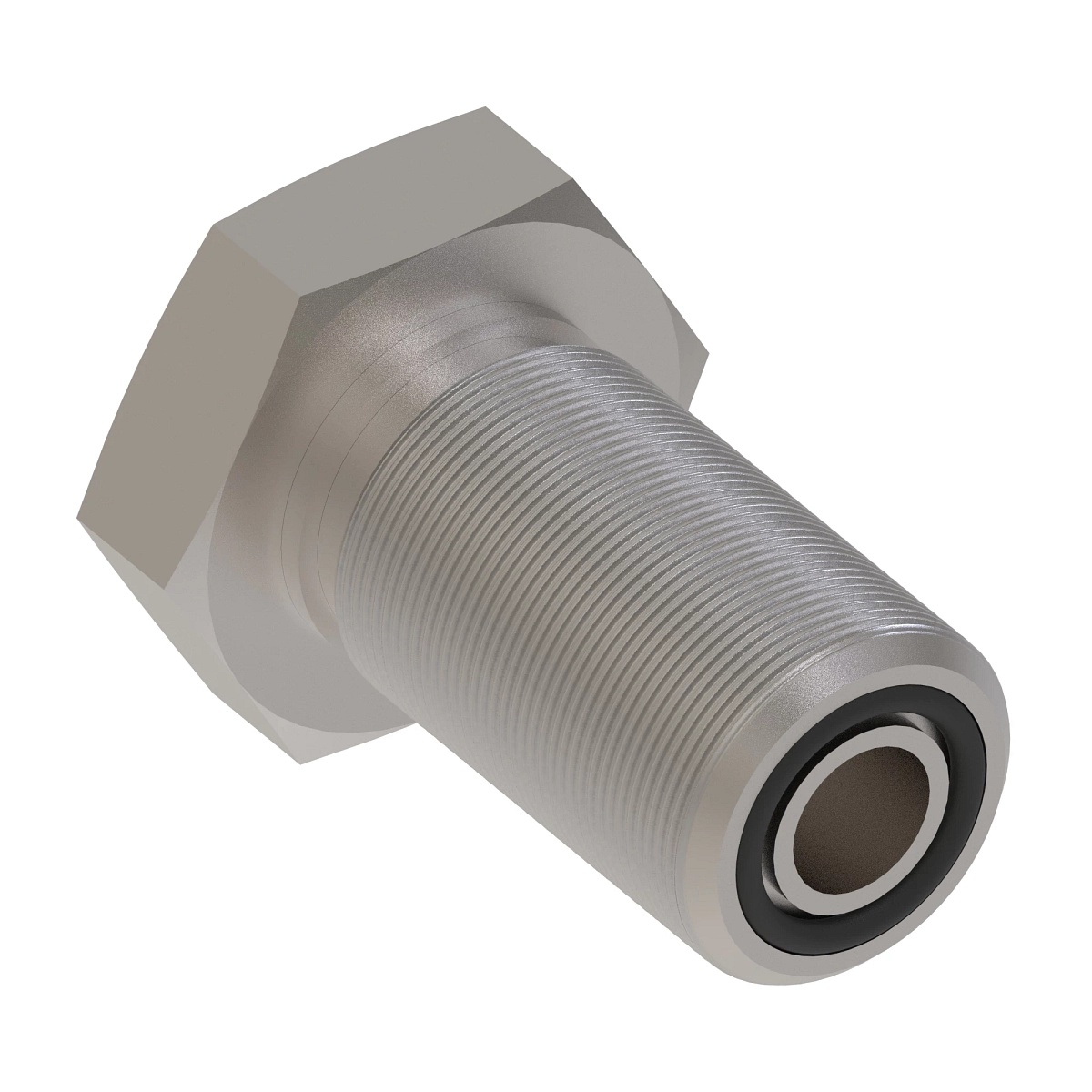 Fitting, Bulkhead Straight -08 ORFS