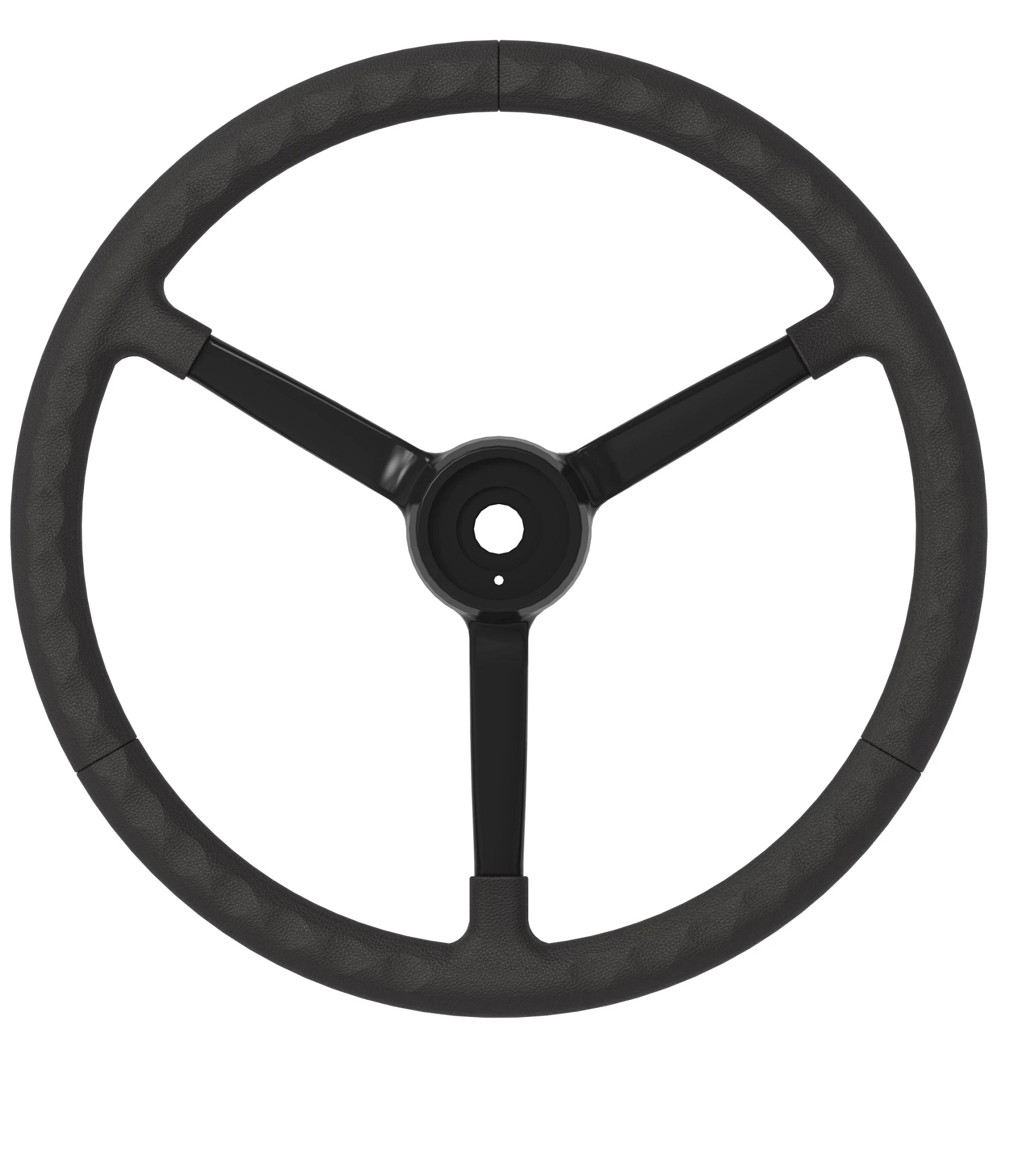 John Deere Leather Wrap Steering Wheel - RE224090