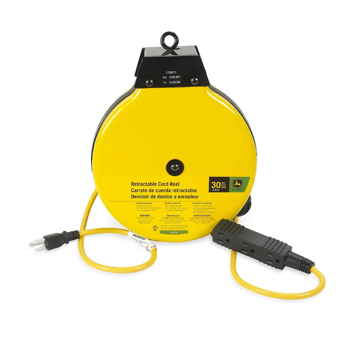 "30' Retractable Cord Reel - 16 Gauge (ET-1113-J)"