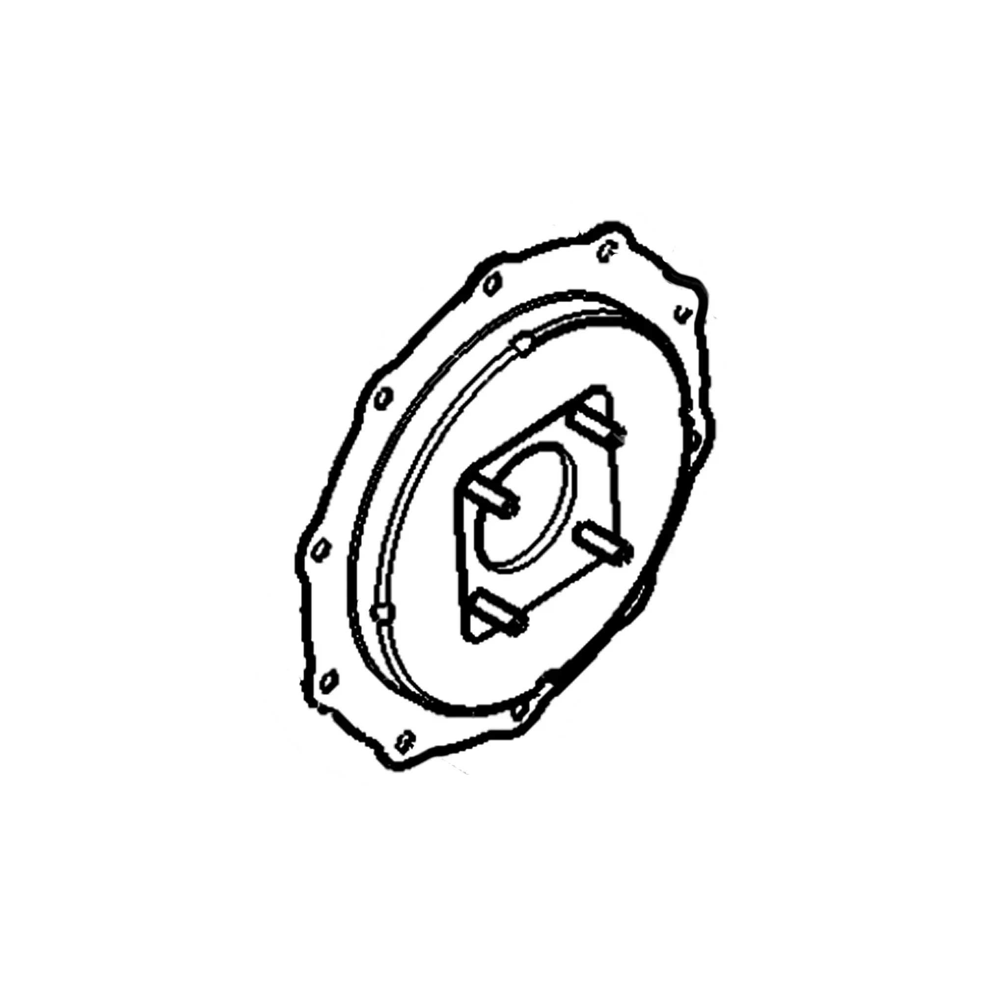 John Deere Diesel Particulate Filter Outlet Flange - MIU802218