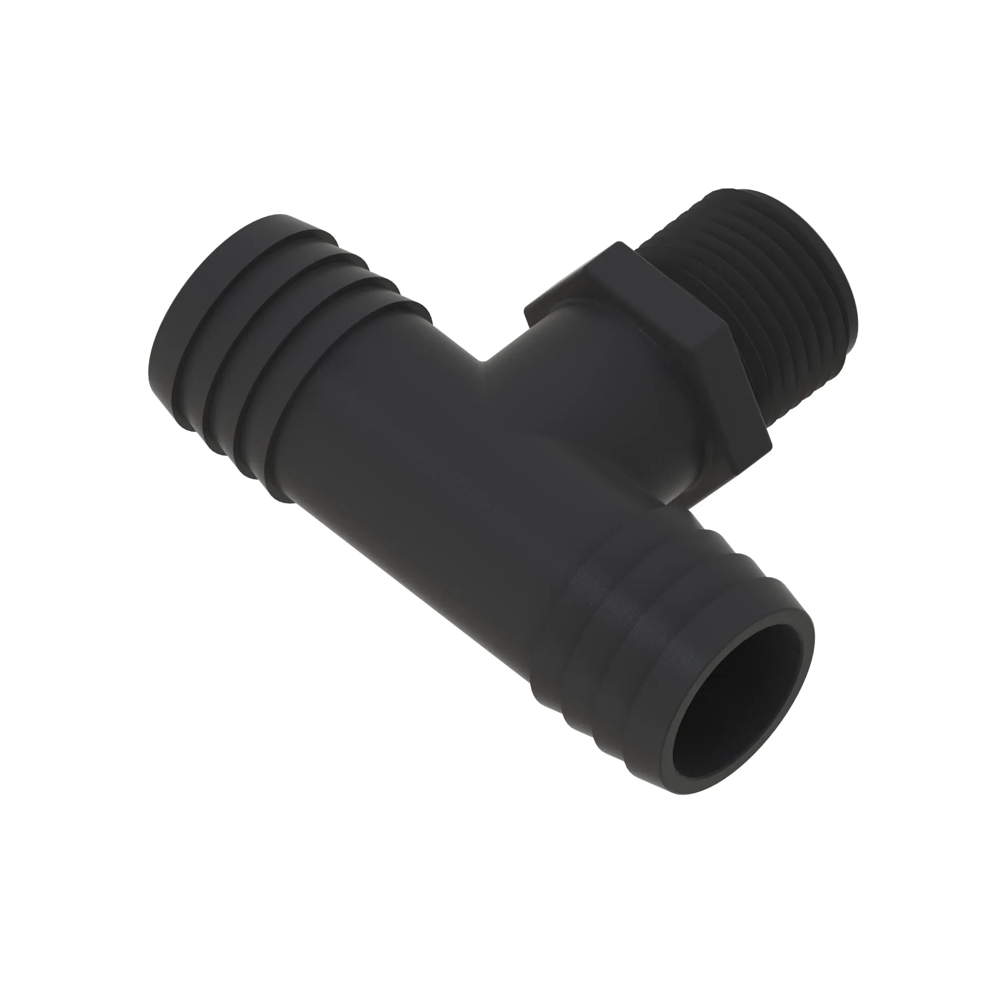 TEE, 1" BARB X 3/4" NPT